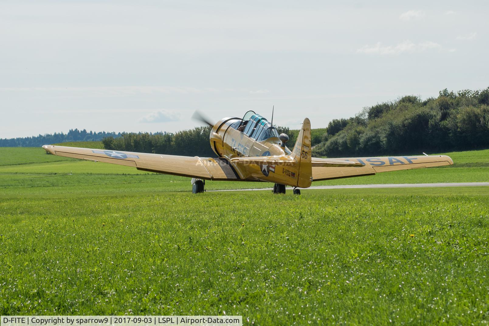 D-FITE, 1941 North American AT-6 Harvard II C/N 76-3556, Fluegerchilbi Langenthal-Bleienbach