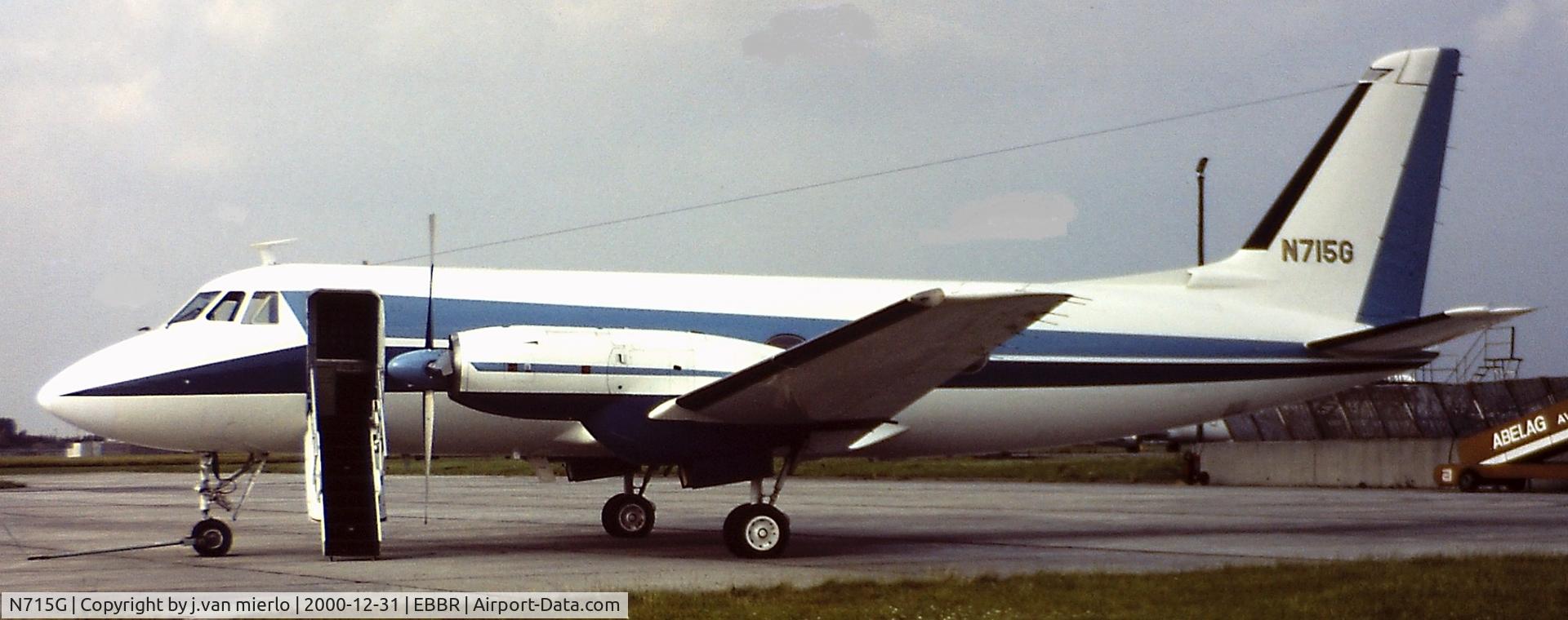 N715G, 1963 Grumman G-159 Gulfstream 1 C/N 118, Brussels G.A.T.