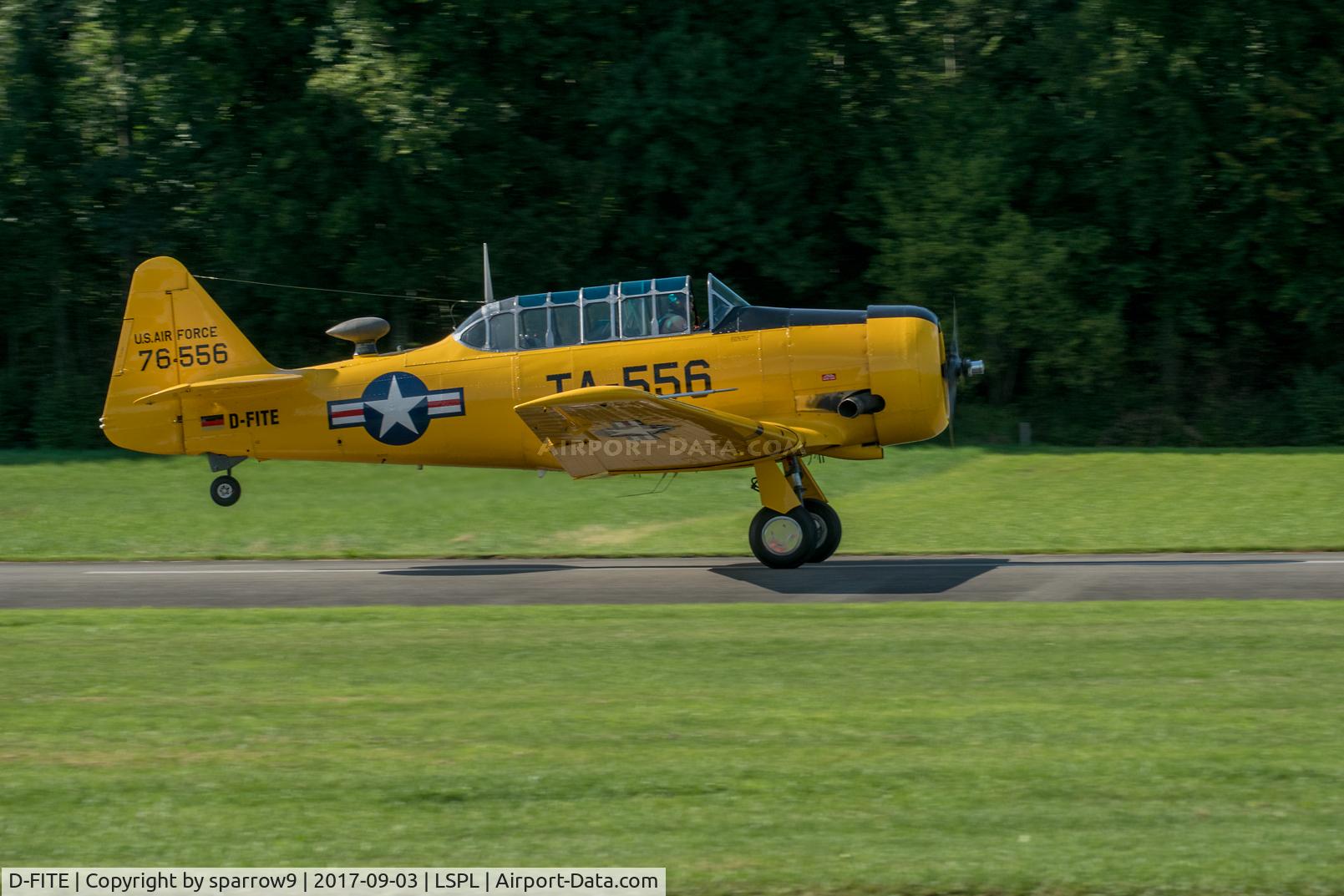 D-FITE, 1941 North American AT-6 Harvard II C/N 76-3556, Fluegerchilbi Langenthal-Bleienbach