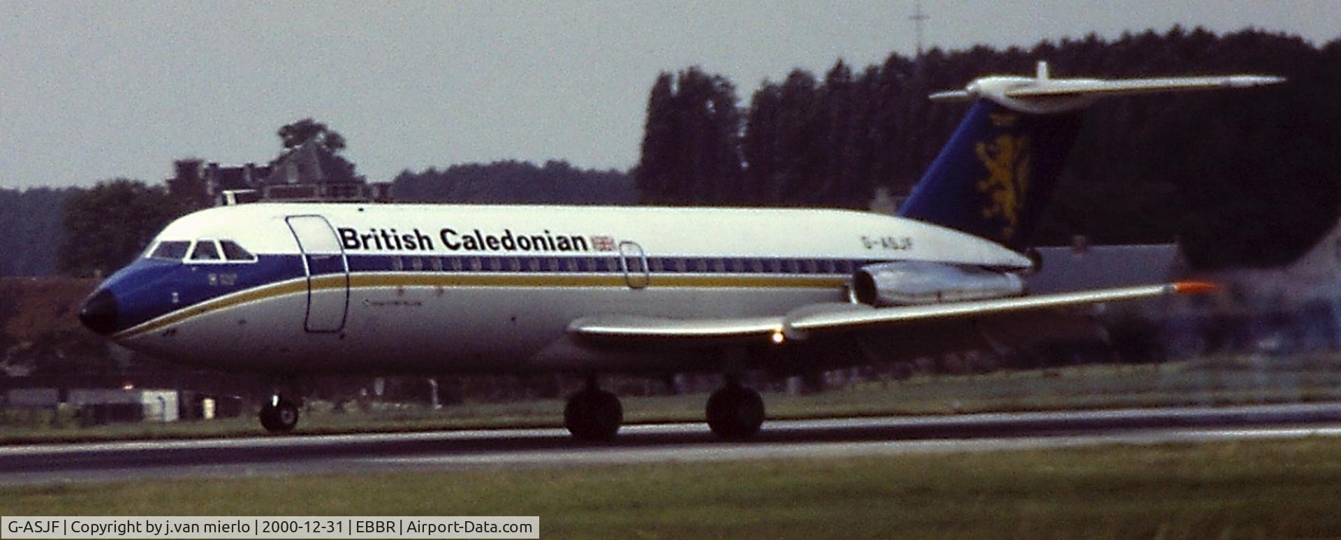 G-ASJF, 1964 BAC 111-201AC One-eleven C/N BAC.010, Landing 25L at Brussels