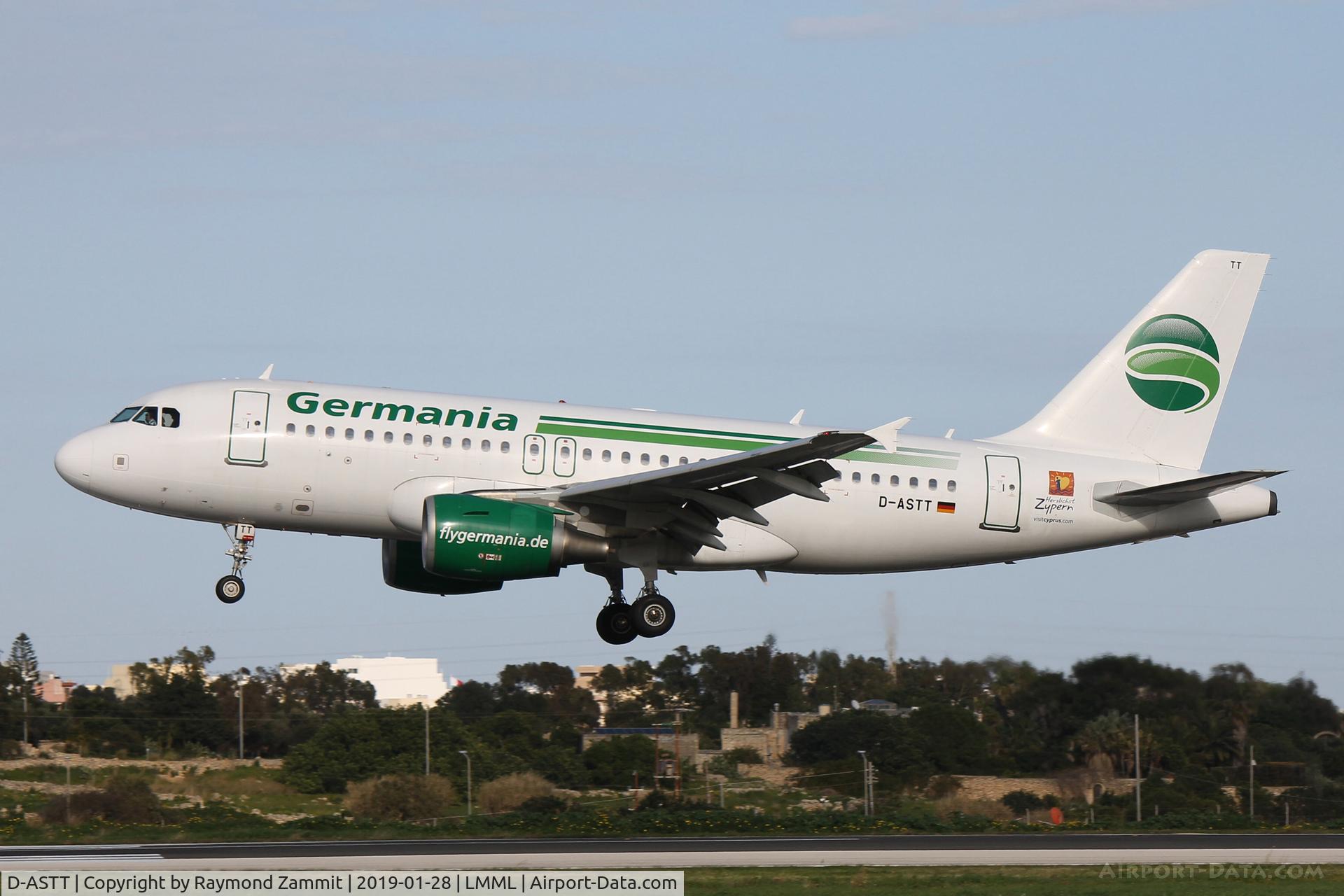 D-ASTT, 2008 Airbus A319-112 C/N 3560, A319 D-ASTT Germania