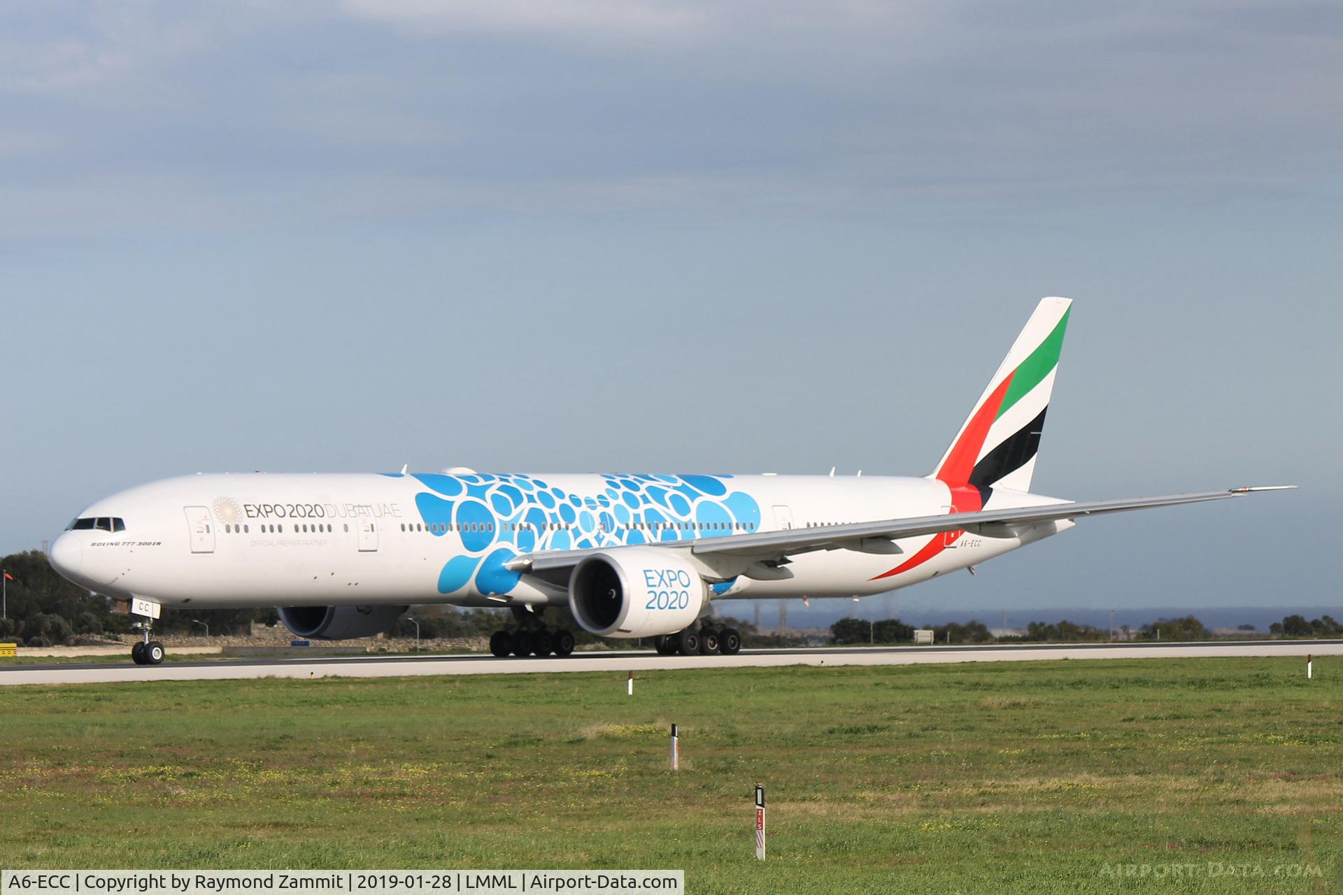 A6-ECC, 2007 Boeing 777-36N/ER C/N 33865, B777 A6-ECC Emirates Airlines