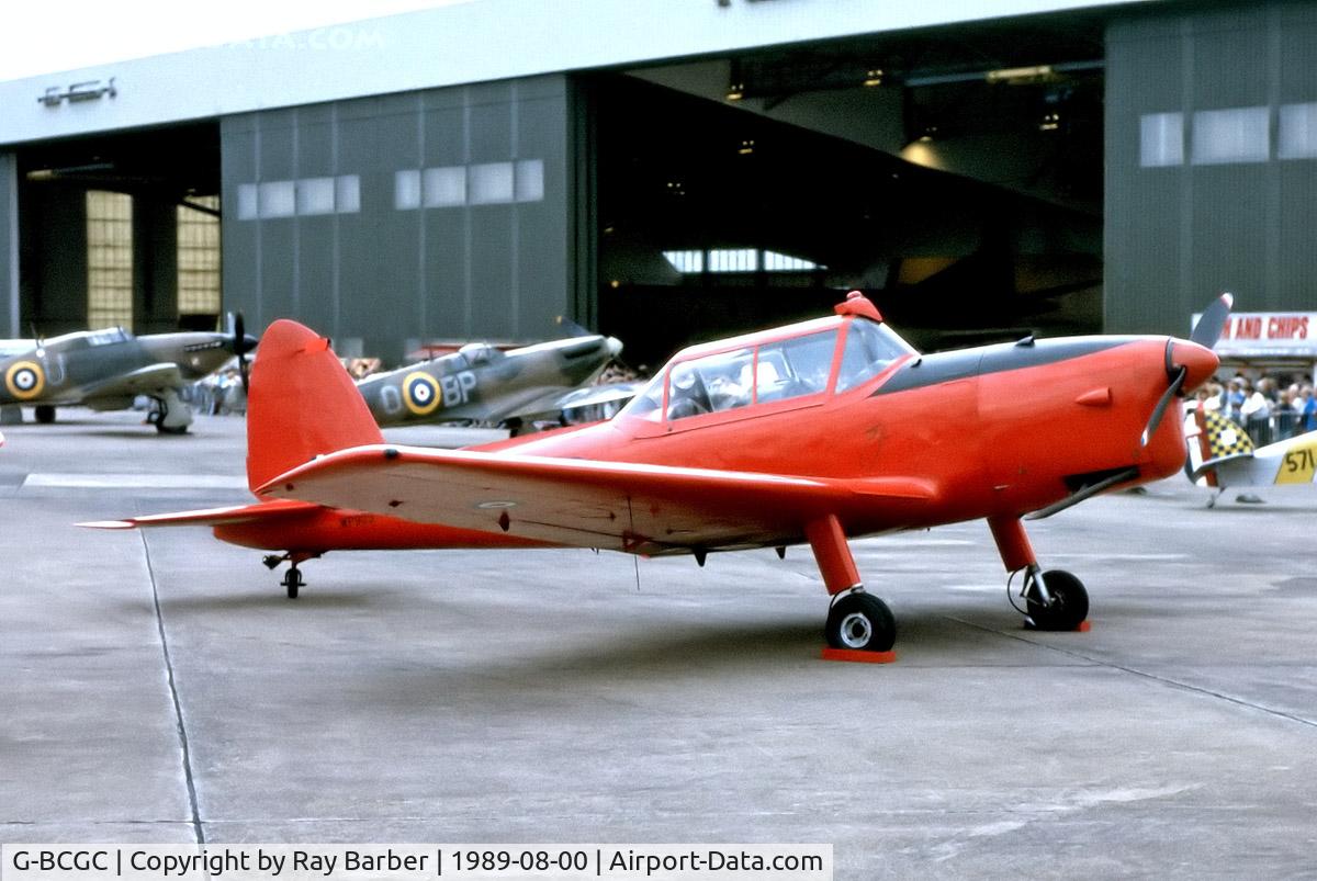 G-BCGC, 1952 De Havilland DHC-1 Chipmunk T.10 C/N C1/0776, G-BCGC   (WP903) De Havilland Canada DHC-1 Chipmunk 22 [C1/0776] (Ex Royal Air Force) @ 08/1989