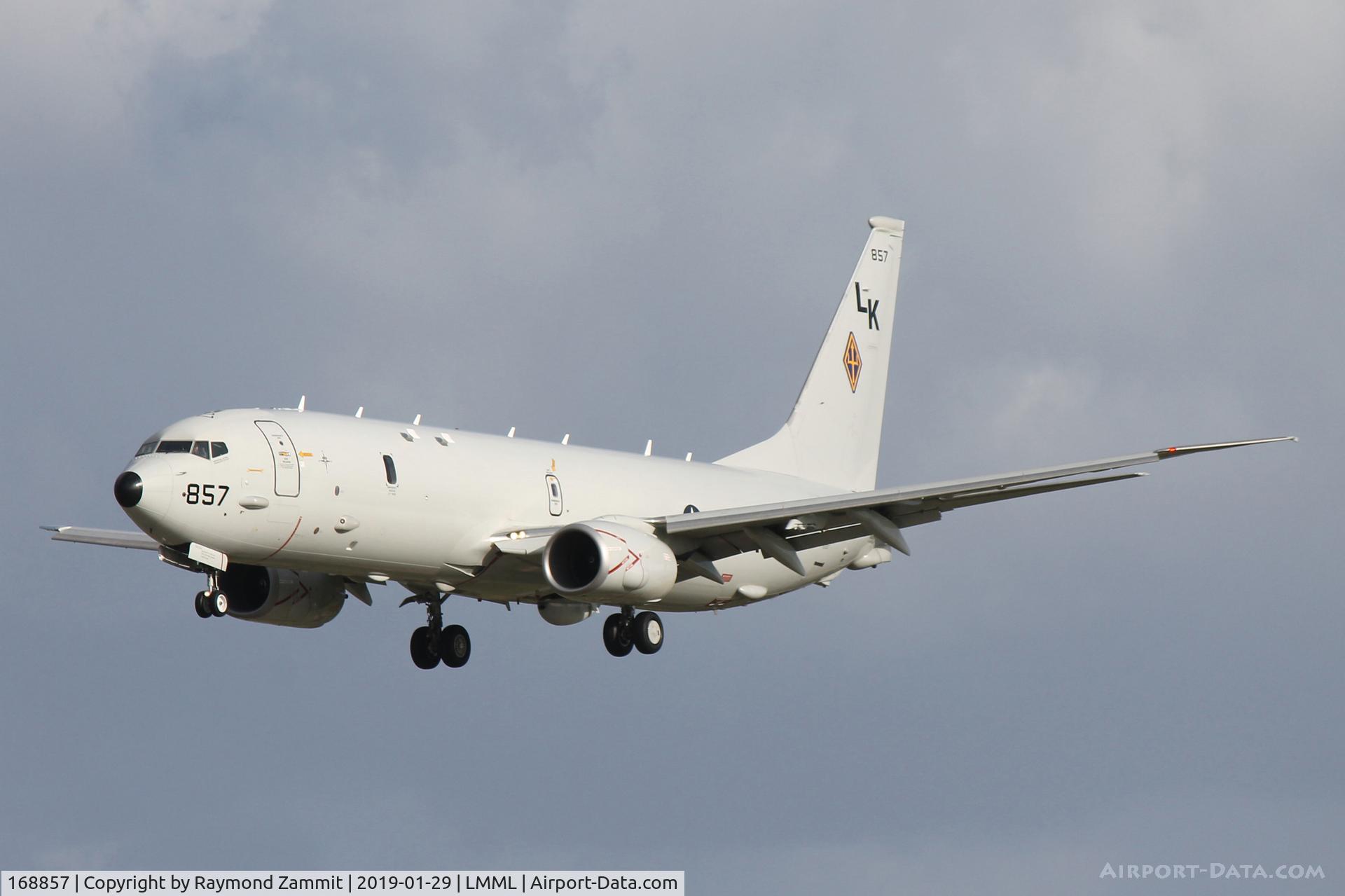 168857, 2016 Boeing P-8A Poseidon C/N 44149/5458, Boeing P-8A Poseidon 168857/857/LK United States Navy