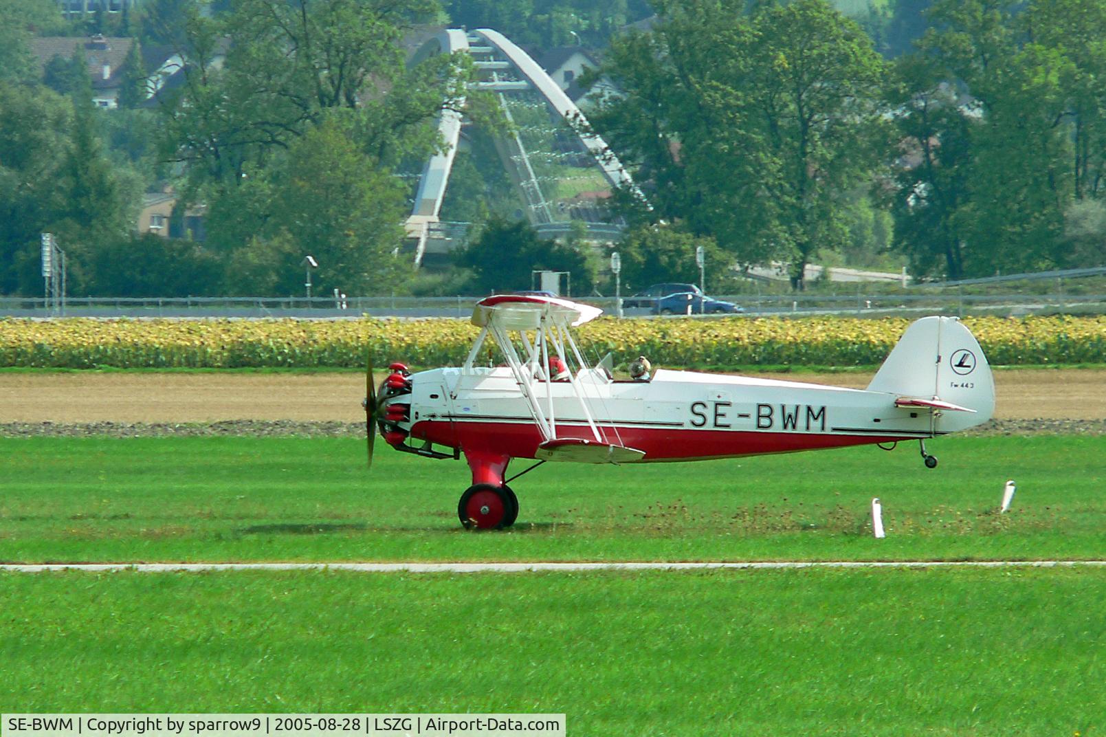 SE-BWM, 1939 Focke-Wulf Sk12 Stieglitz (Fw-44J) C/N 655, Take-off at Grenchen