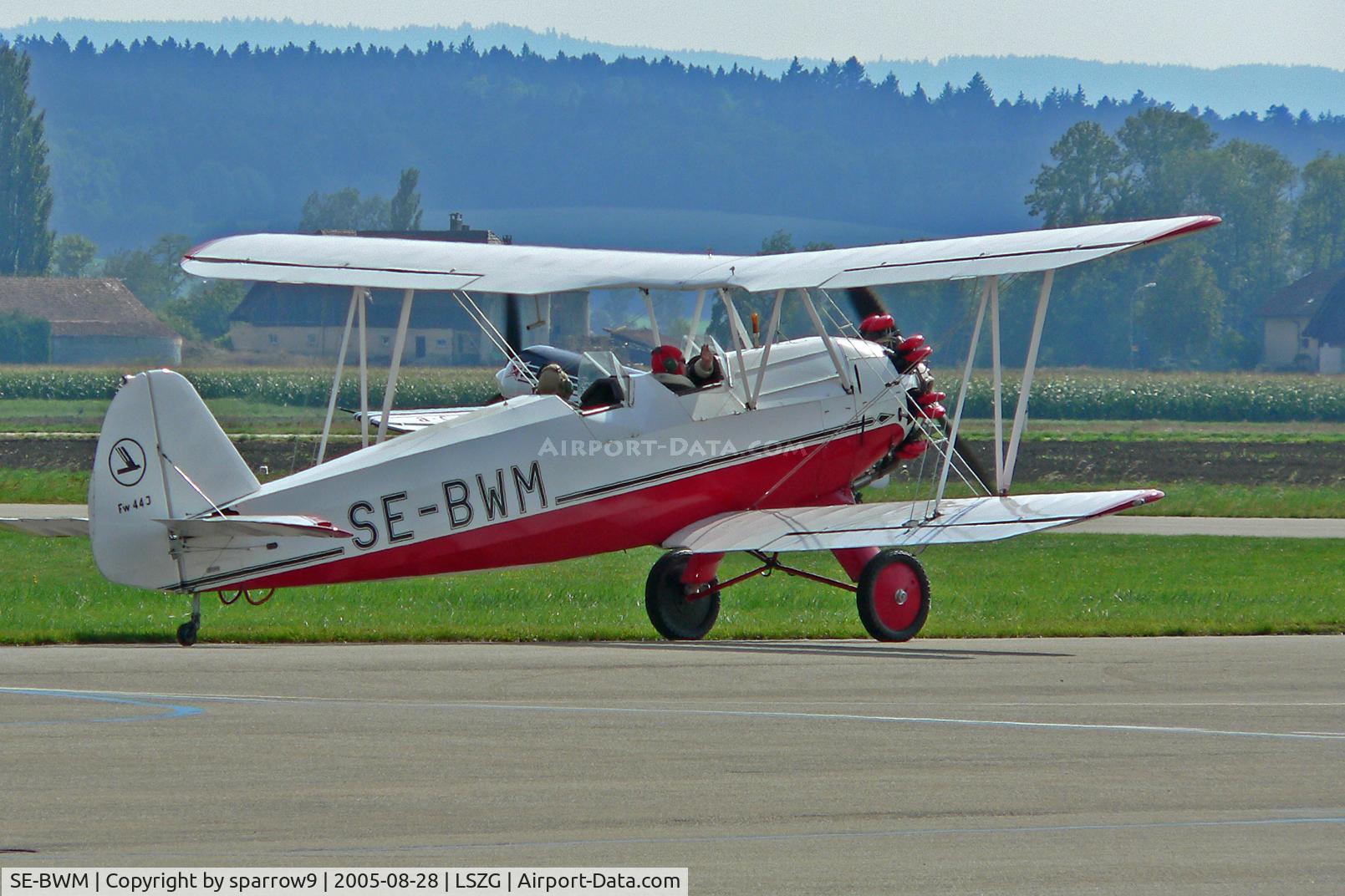 SE-BWM, 1939 Focke-Wulf Sk12 Stieglitz (Fw-44J) C/N 655, At Grenchen