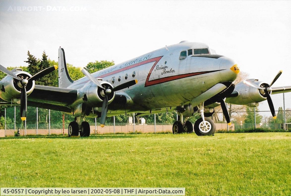 45-0557, 1945 Douglas C-54G-5-DO Skymaster C/N 36010, Berlin Tempelhof 8.5.2002