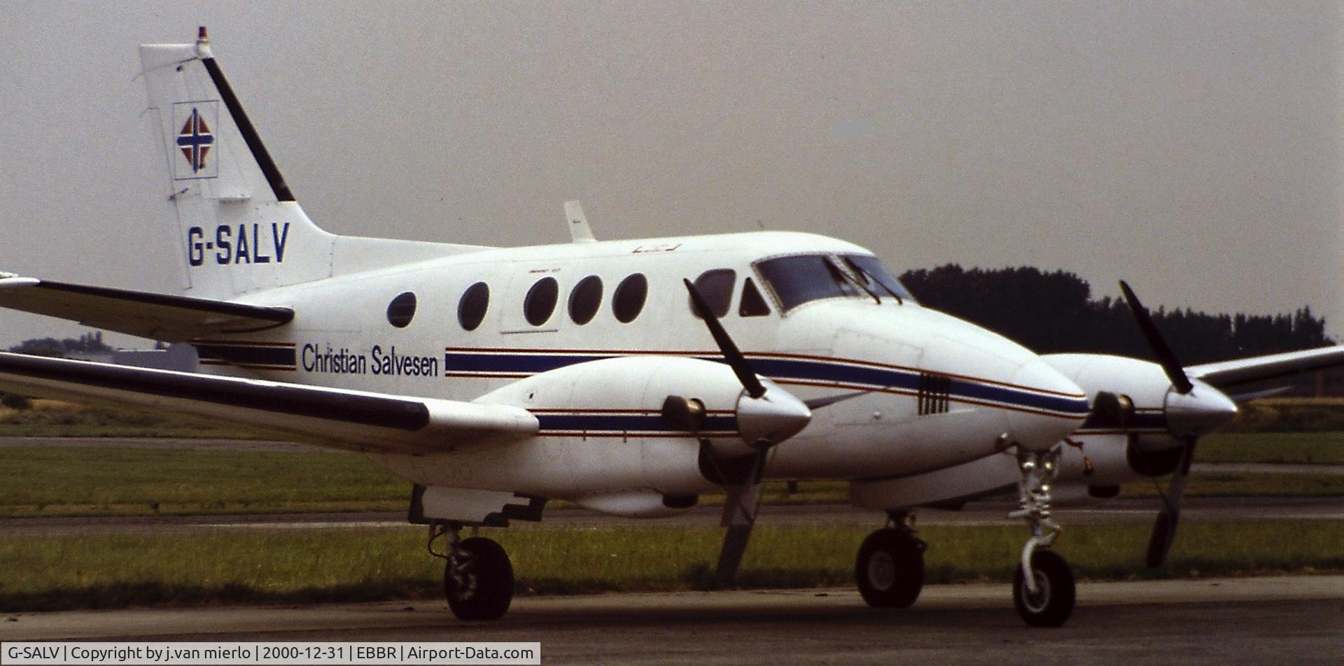 G-SALV, 1981 Beech C90 King Air C/N LJ-991, Brussels