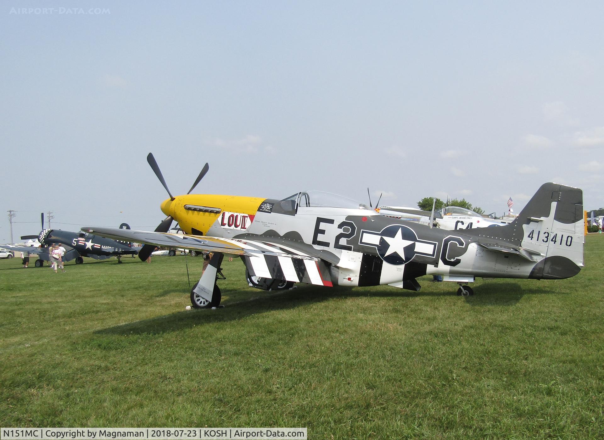 N151MC, 1968 North American F-51D Mustang Mustang C/N AF6722581, at EAA 18