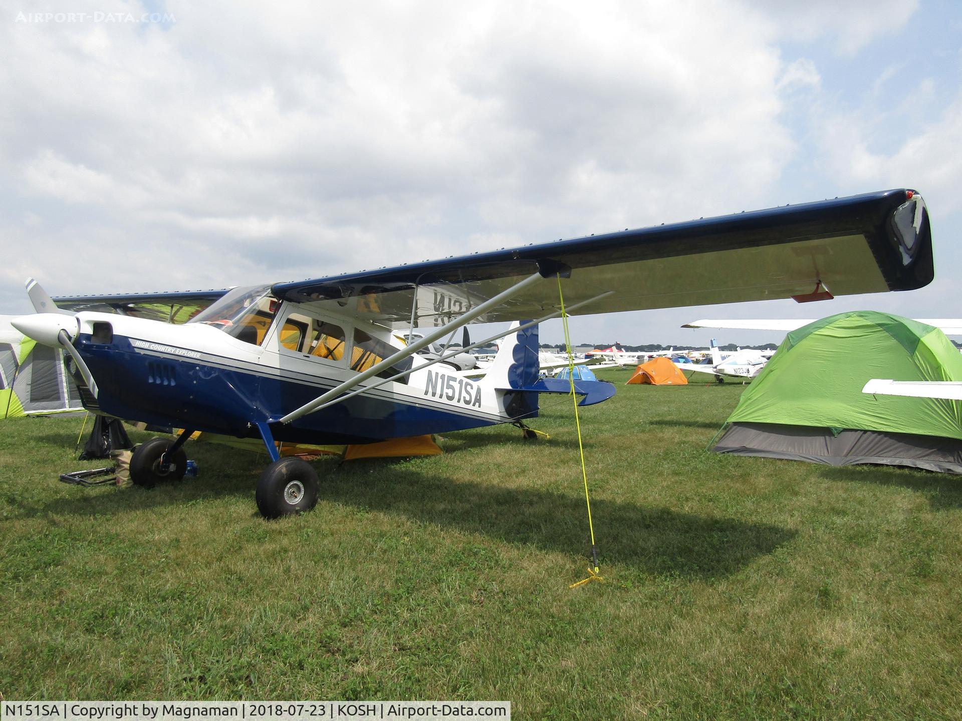 N151SA, 2008 American Champion 7GCBC C/N 1448-2008, at EAA 18