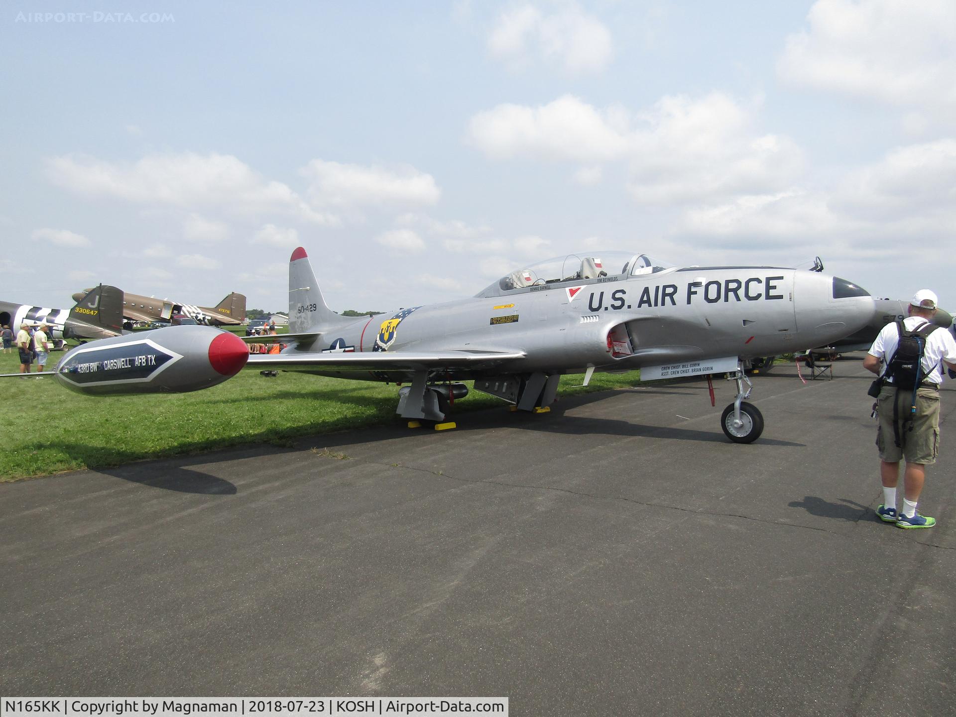 N165KK, Canadair CT-133 Silver Star 3 C/N T33-165, at EAA 18