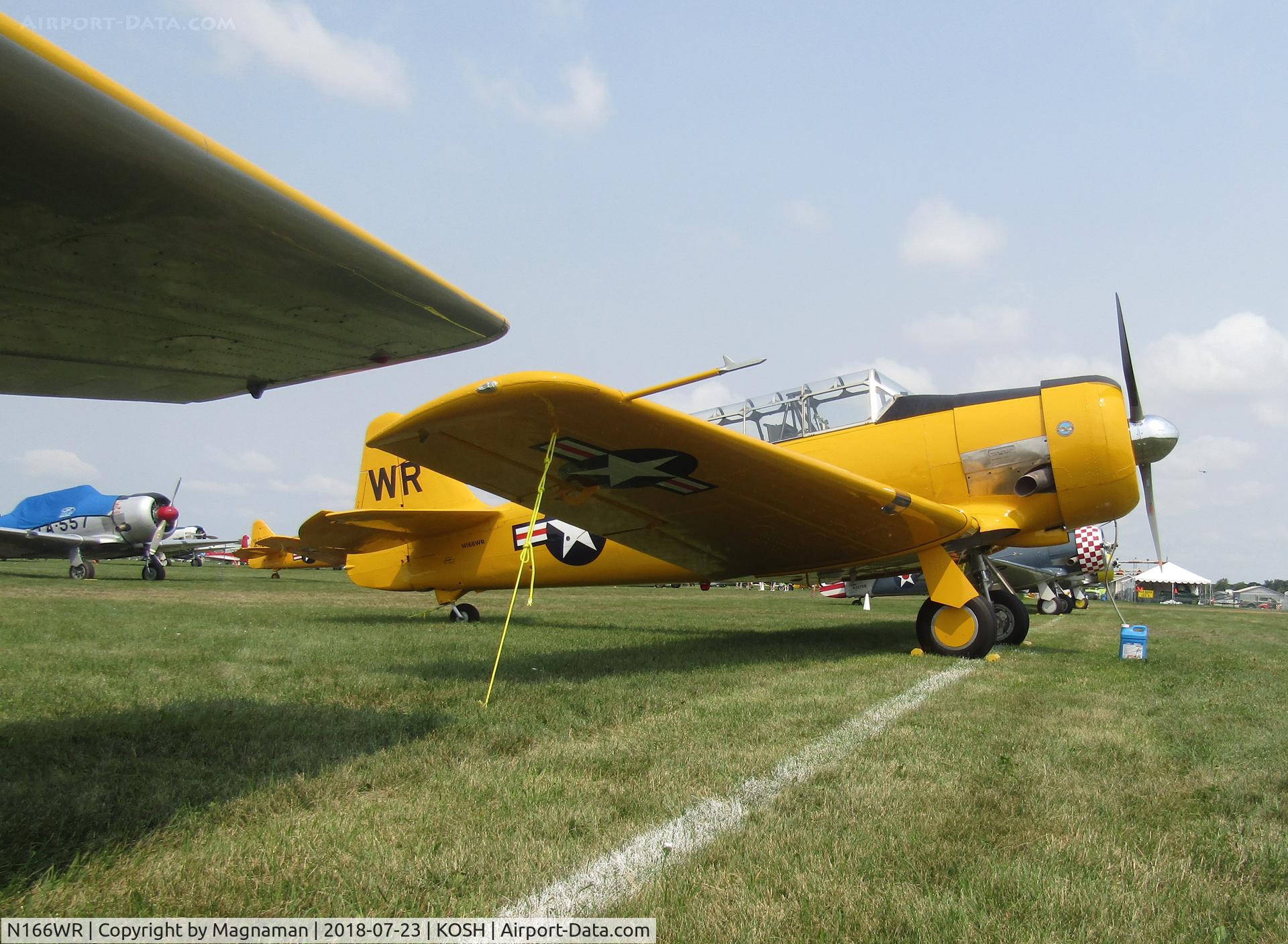 N166WR, North American T-6G Texan C/N 168-401, at EAA 18