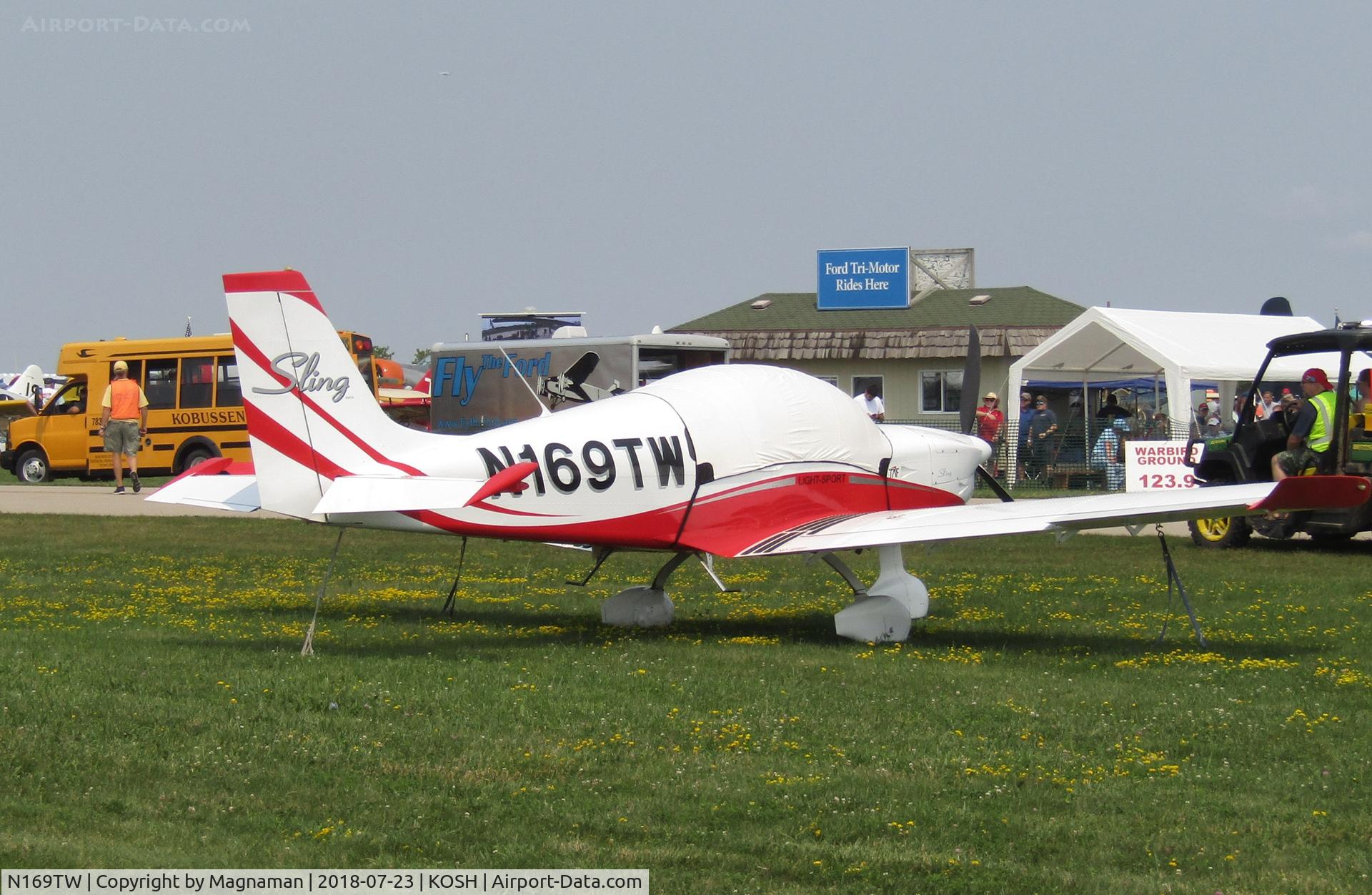 N169TW, 2017 The Airplane Factory Sling LSA C/N 202, at EAA 18