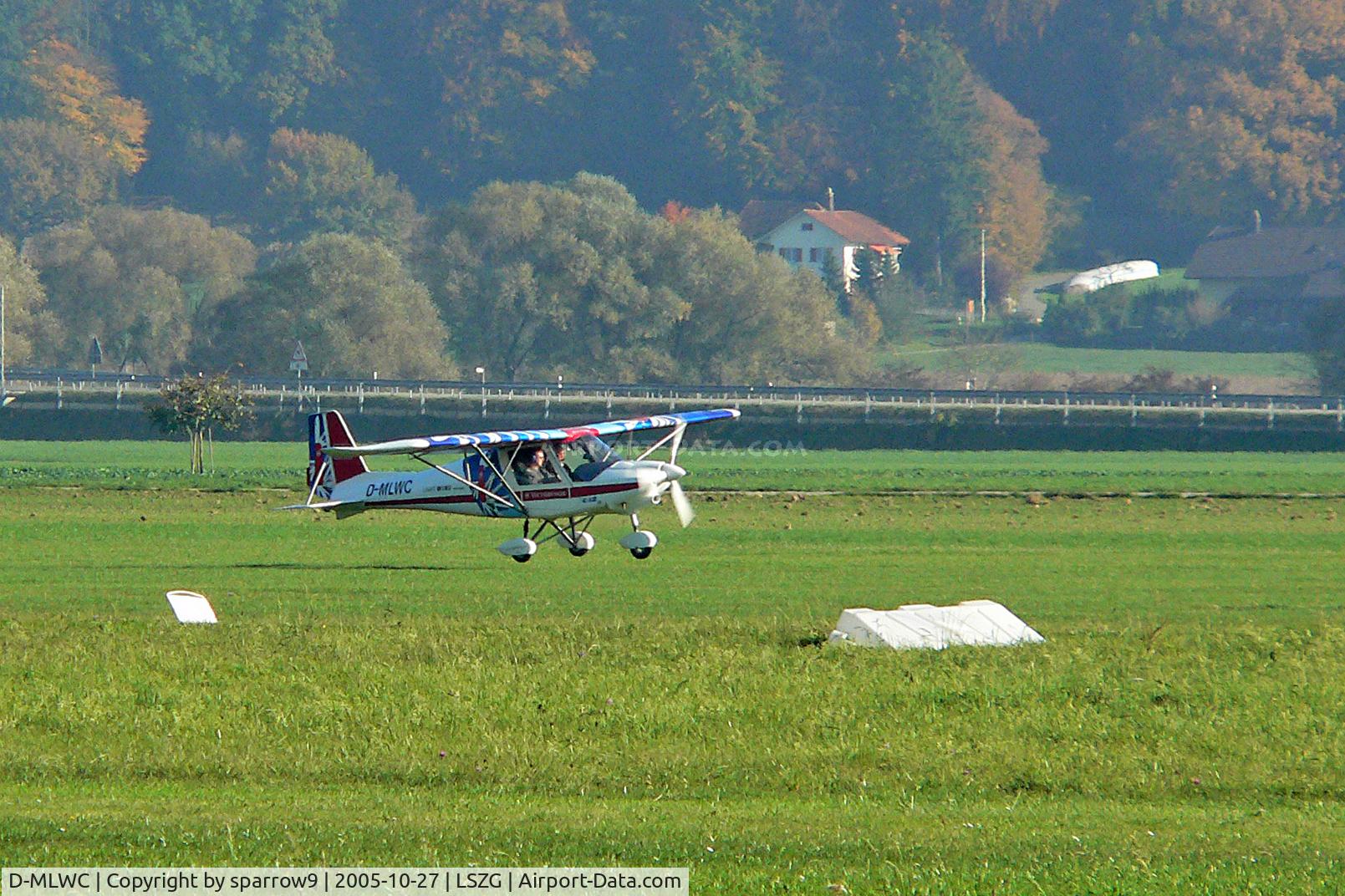 D-MLWC, Comco Ikarus C42B C/N 0307-6561, Landing at Grenchen