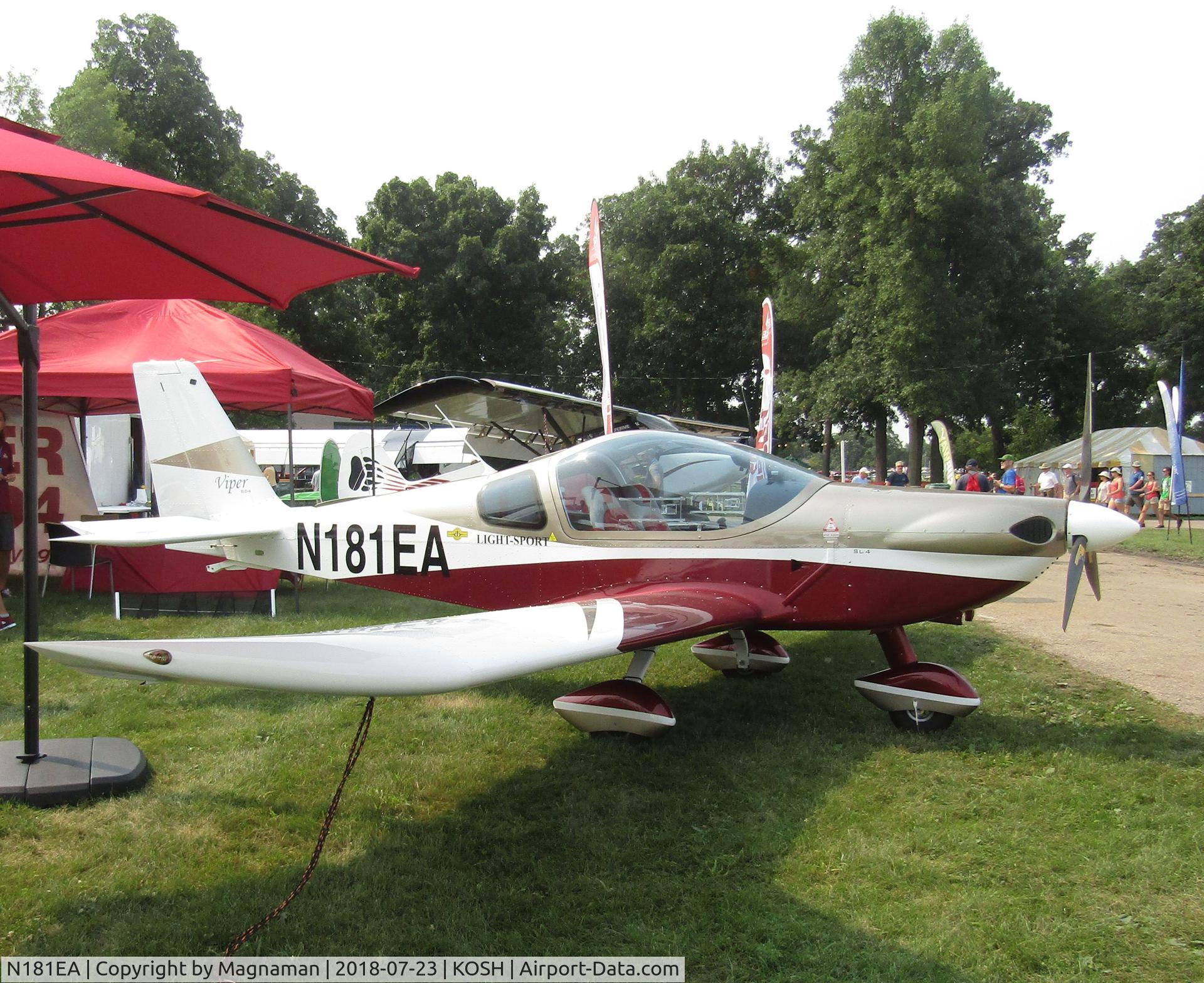 N181EA, 2016 Tomark Aero Viper SD-4 C/N 0081, at EAA 18
