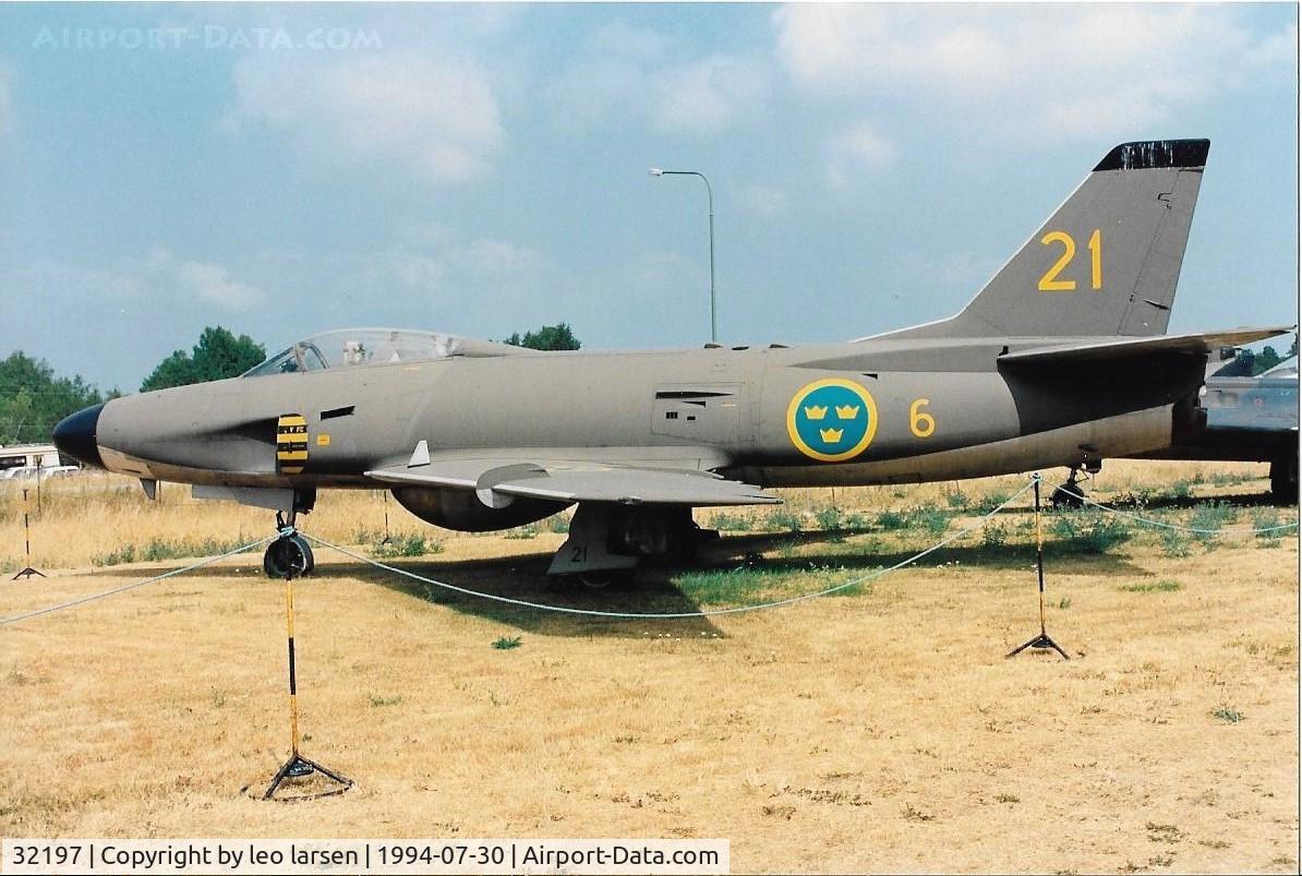 32197, Saab A32A Lansen C/N 32-197, Malmslätt Museum 30.7.1994
