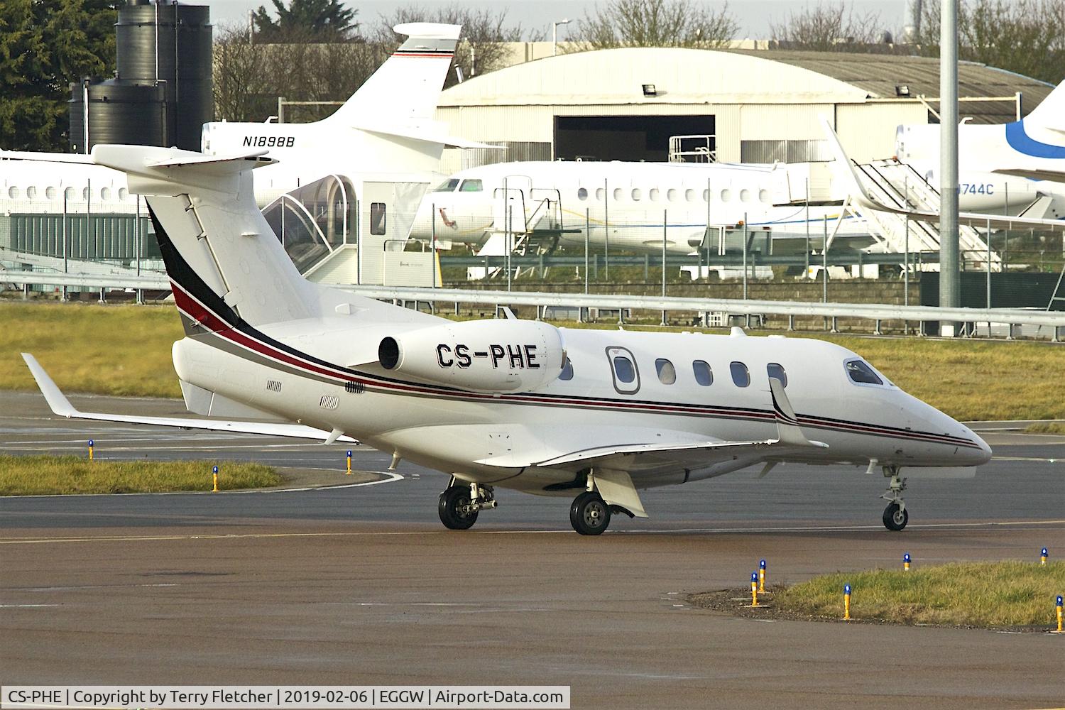 CS-PHE, 2015 Embraer EMB-500 Phenom 100 C/N 50500252, At Luton