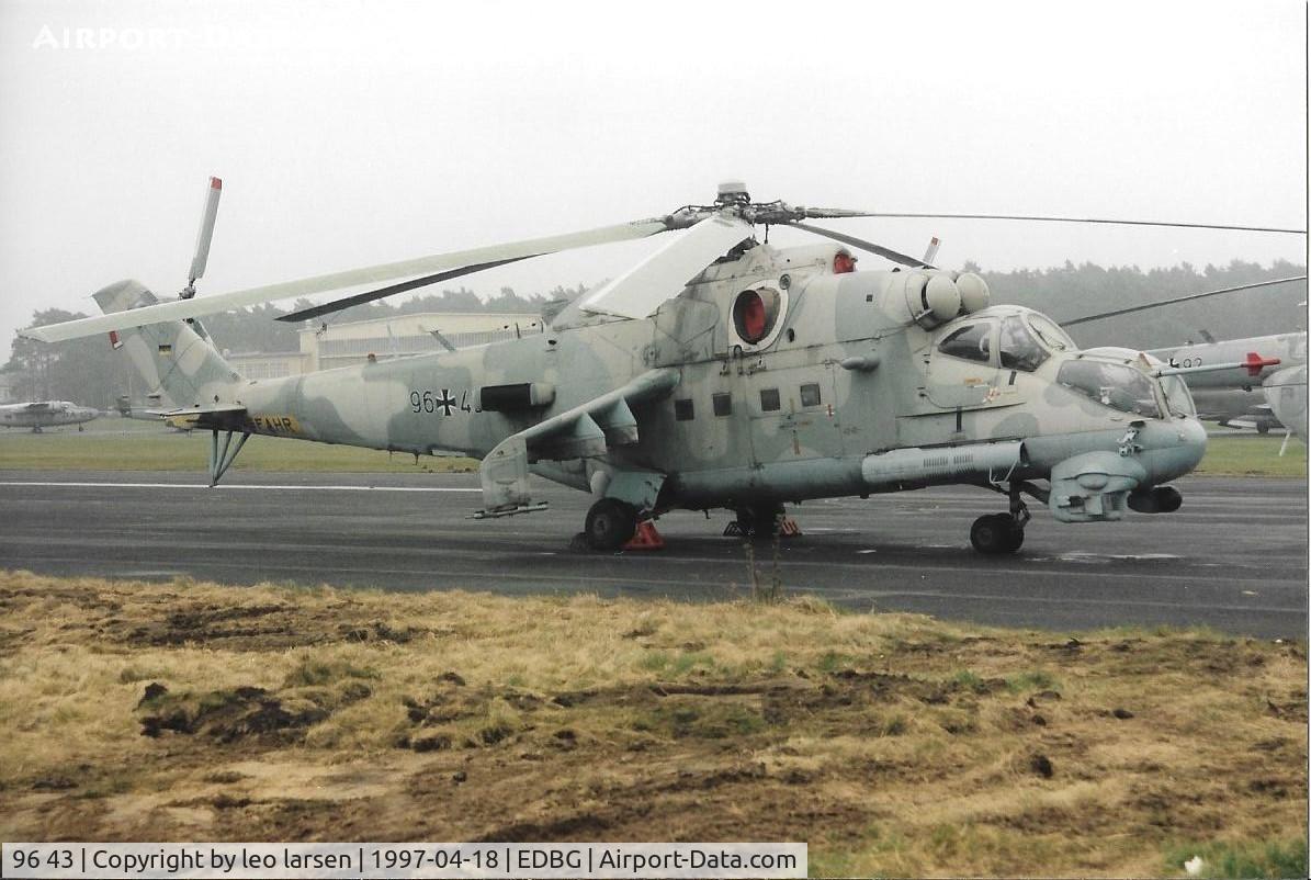 96 43, Mil Mi-24P Hind F C/N 340333, Berlin Gatow Museum 18.4.1997