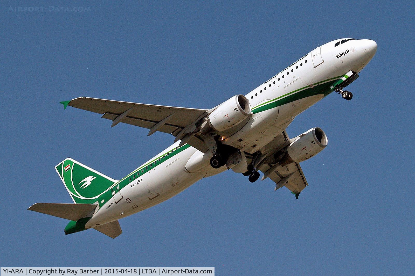 YI-ARA, 2012 Airbus A320-214 C/N 5115, YI-ARA   Airbus A320-214 [5115] (Iraqi Airways) Istanbul-Ataturk~TC 18/04/2015