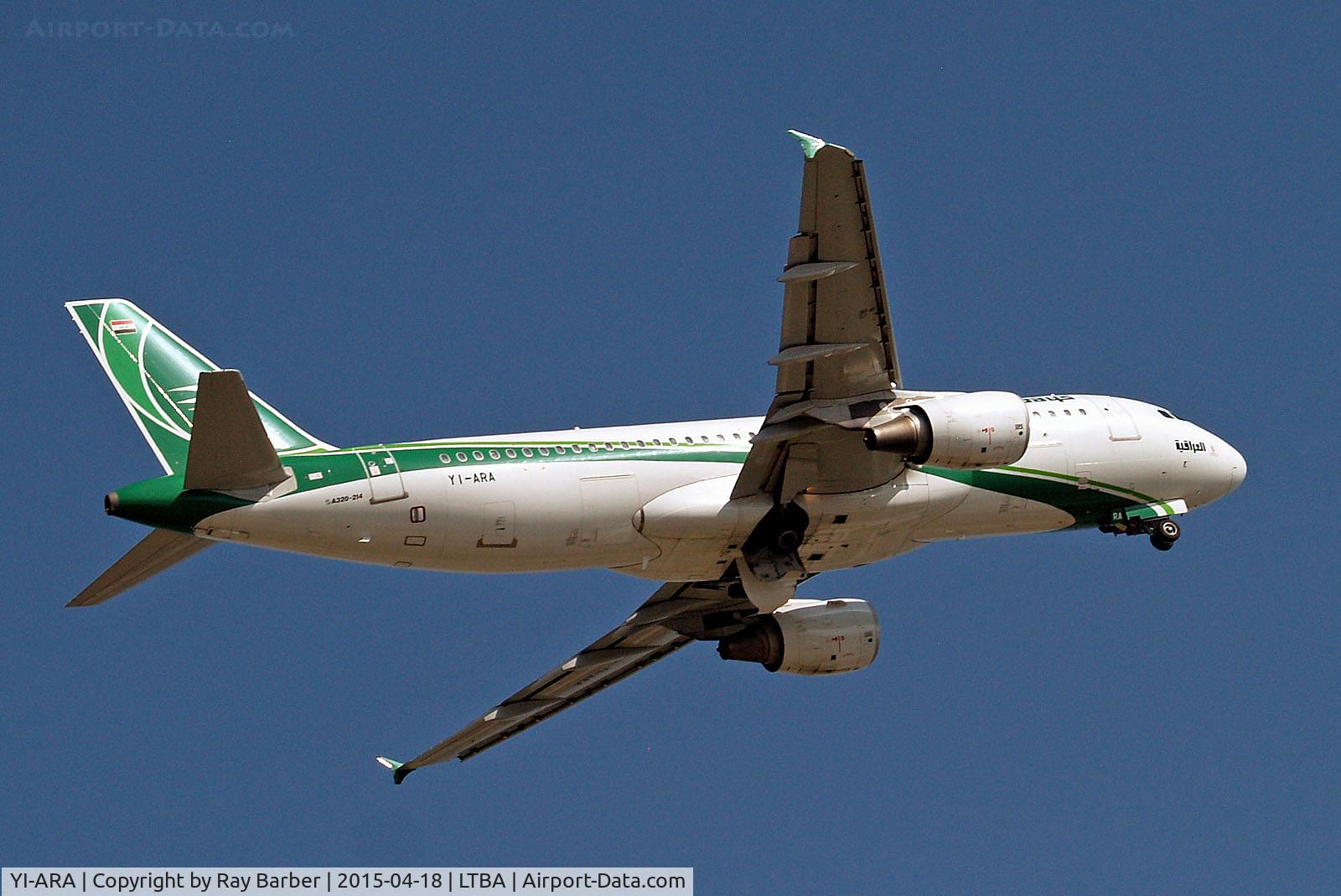 YI-ARA, 2012 Airbus A320-214 C/N 5115, YI-ARA   Airbus A320-214 [5115] (Iraqi Airways) Istanbul-Ataturk~TC 18/04/2015