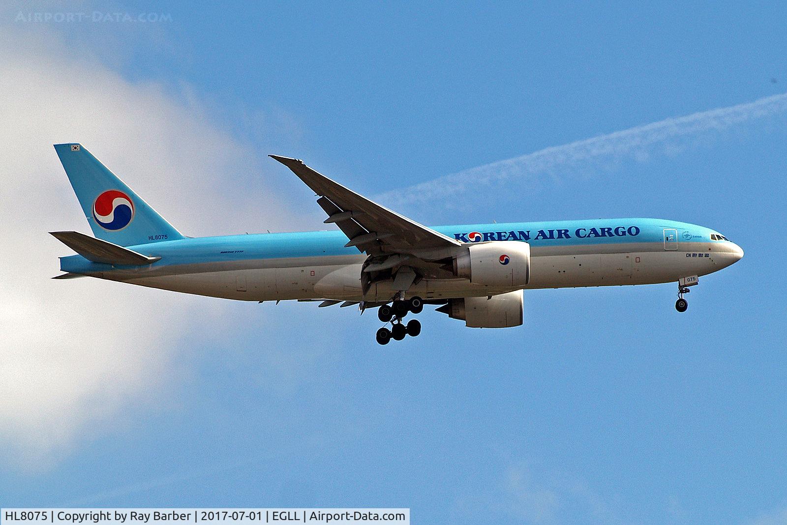 HL8075, 2016 Boeing 777-FEZ C/N 62631, HL8075   Boeing 777-FEZ [62631] (Korean Air Cargo) Home~G 01/07/2017