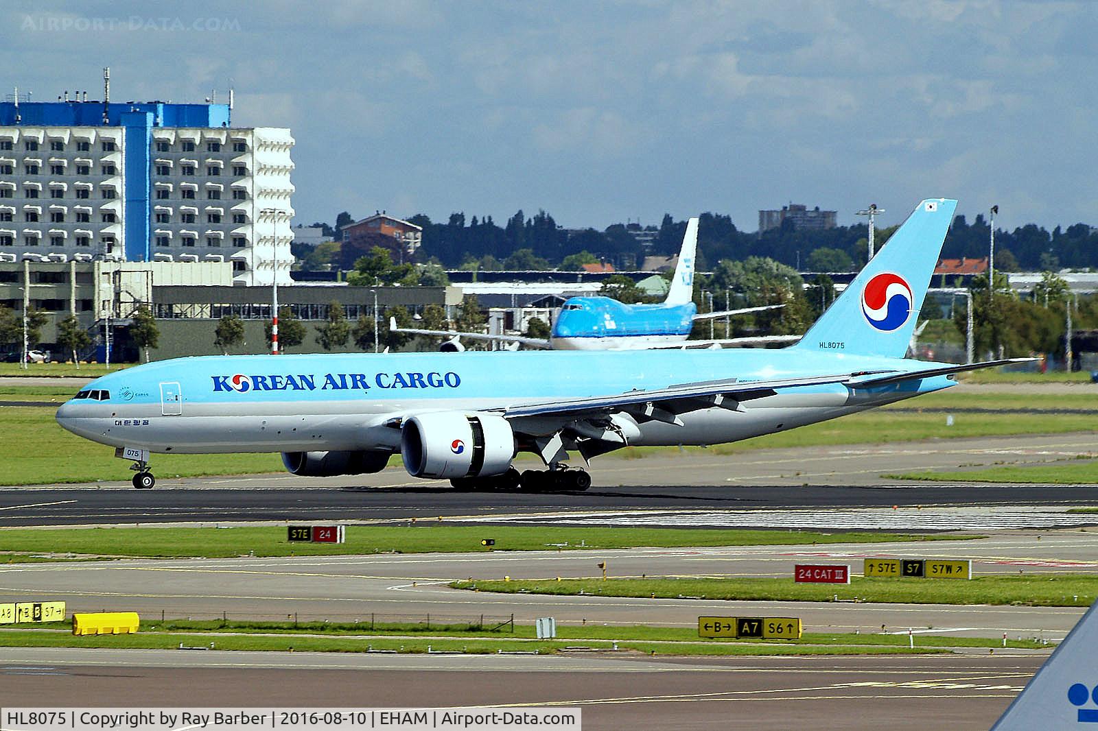 HL8075, 2016 Boeing 777-FEZ C/N 62631, HL8075   Boeing 777-FEZ [62631] (Korean Air Cargo) Amsterdam-Schiphol~PH 10/08/2016