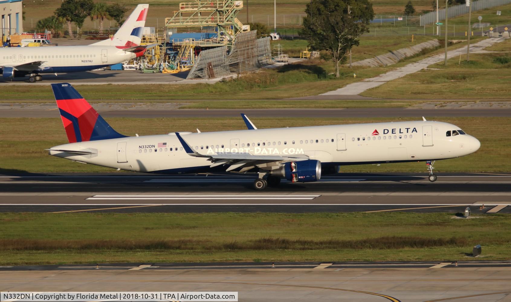 N332DN, 2017 Airbus A321-211 C/N 7973, Delta