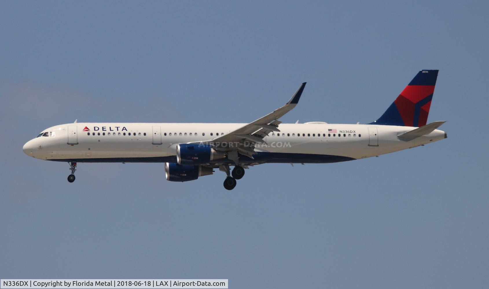 N336DX, 2018 Airbus A321-211 C/N 8063, Delta