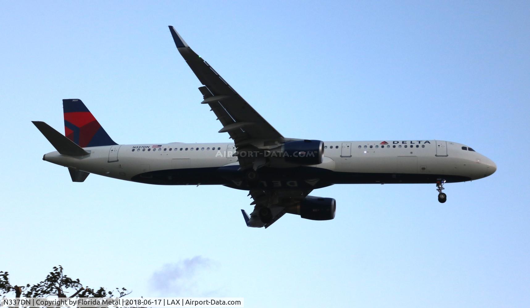 N337DN, 2018 Airbus A321-211 C/N 8063, Delta