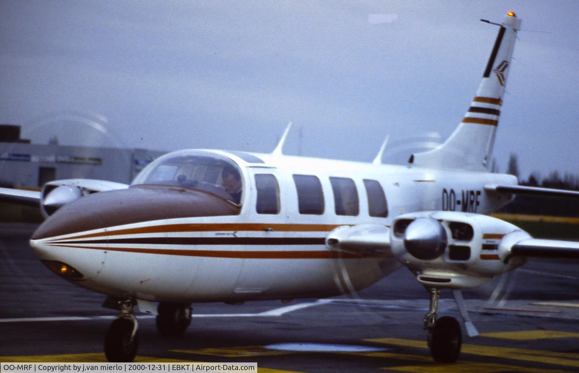 OO-MRF, 1978 Piper Aerostar 601P C/N 61P-0554-238, Belgium