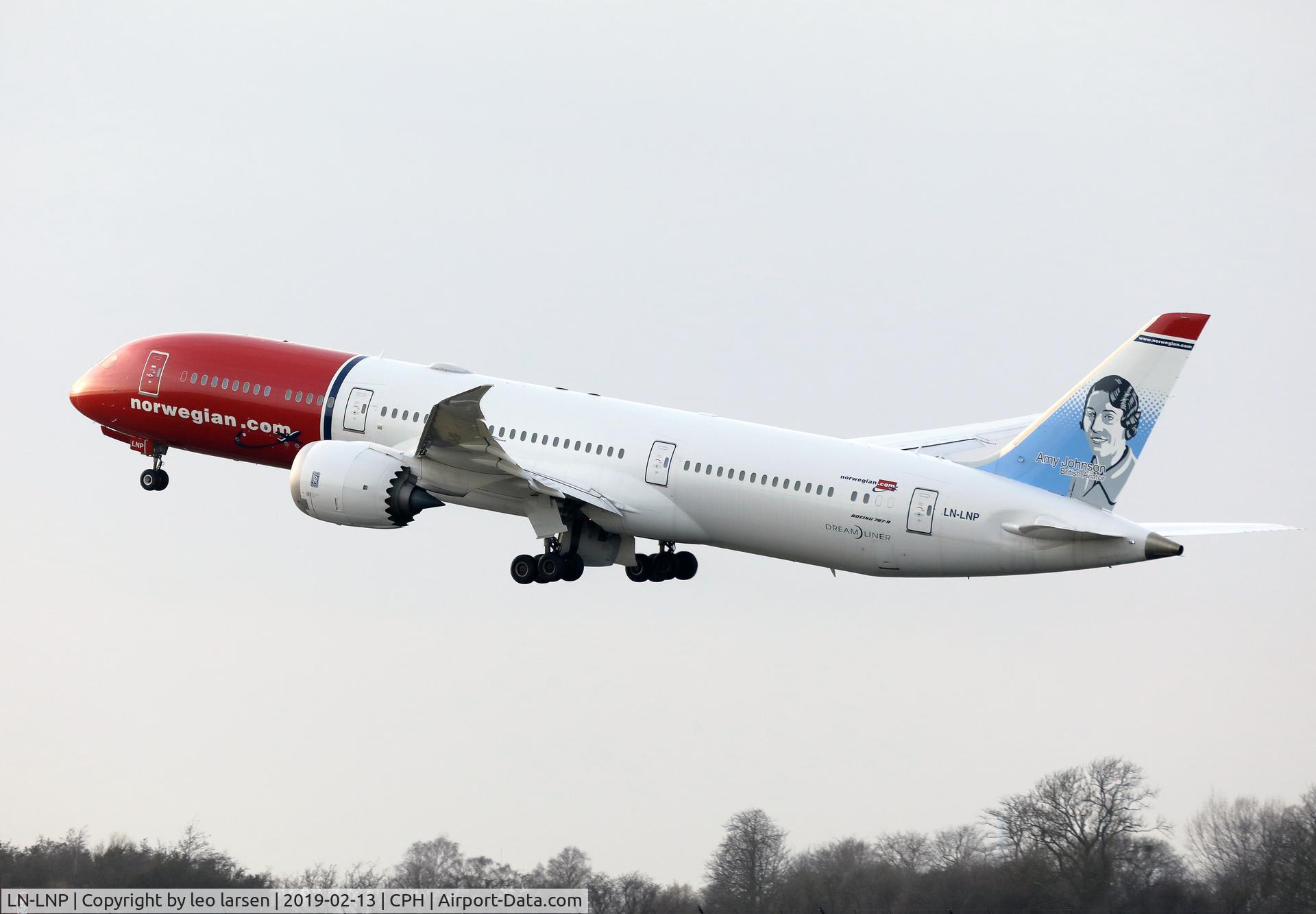 LN-LNP, 2017 Boeing 787-9 Dreamliner C/N 63310, Copenhagen 13.2.2019