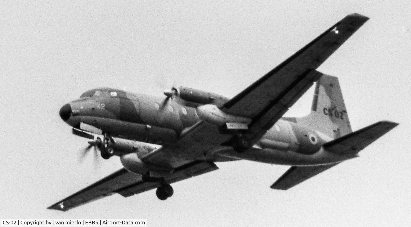 CS-02, 1976 Hawker Siddeley HS.748 Series 2A C/N 1742, Landing 25R Brussels