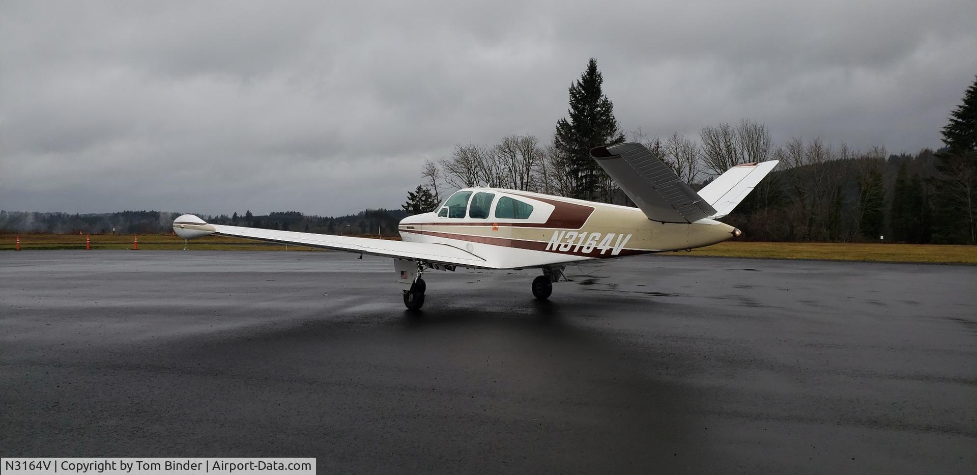 N3164V, 1947 Beech 35 Bonanza C/N D-595, 2019 Updated photo