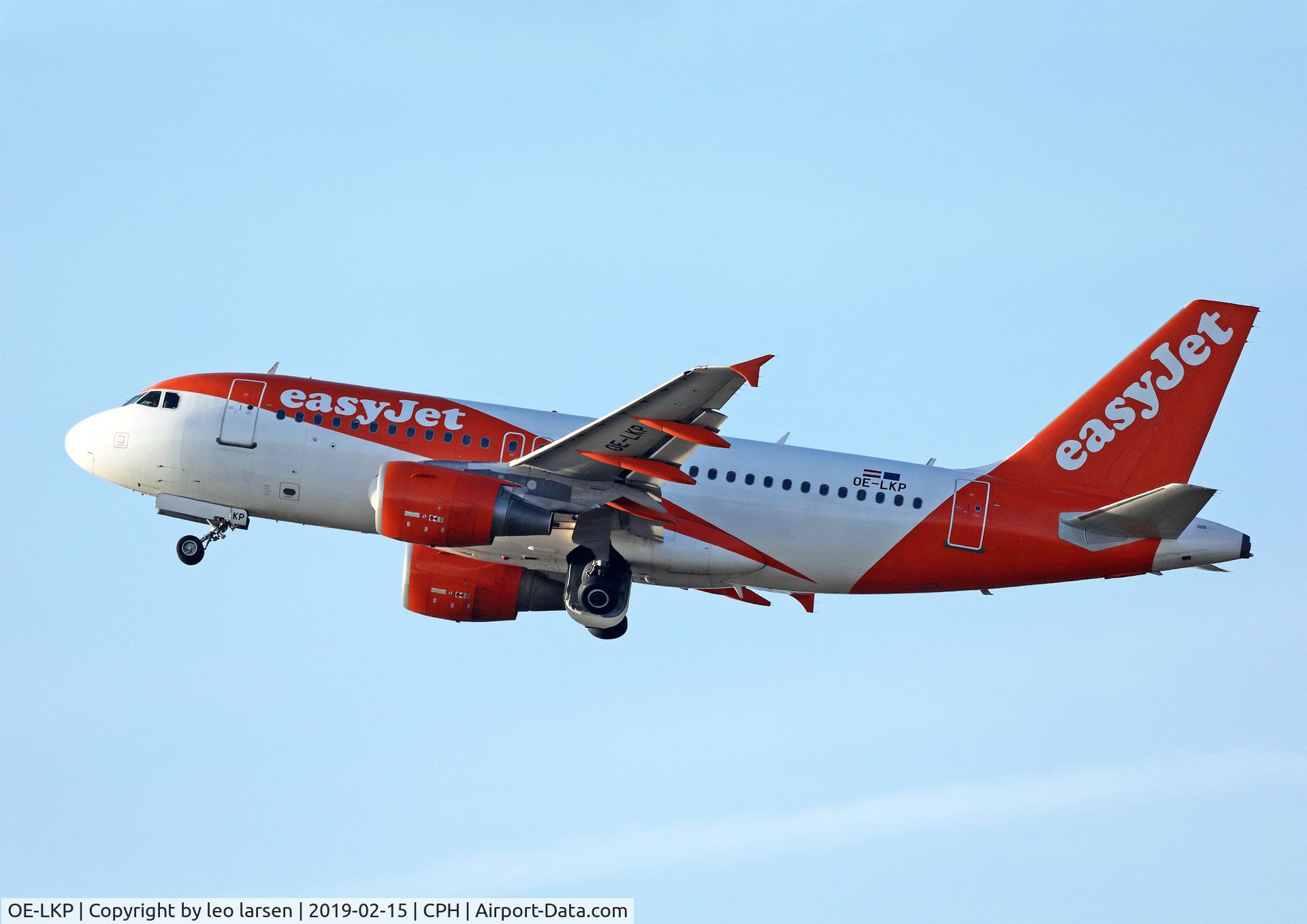 OE-LKP, 2008 Airbus A319-111 C/N 3702, Copenhagen 15.2.2019