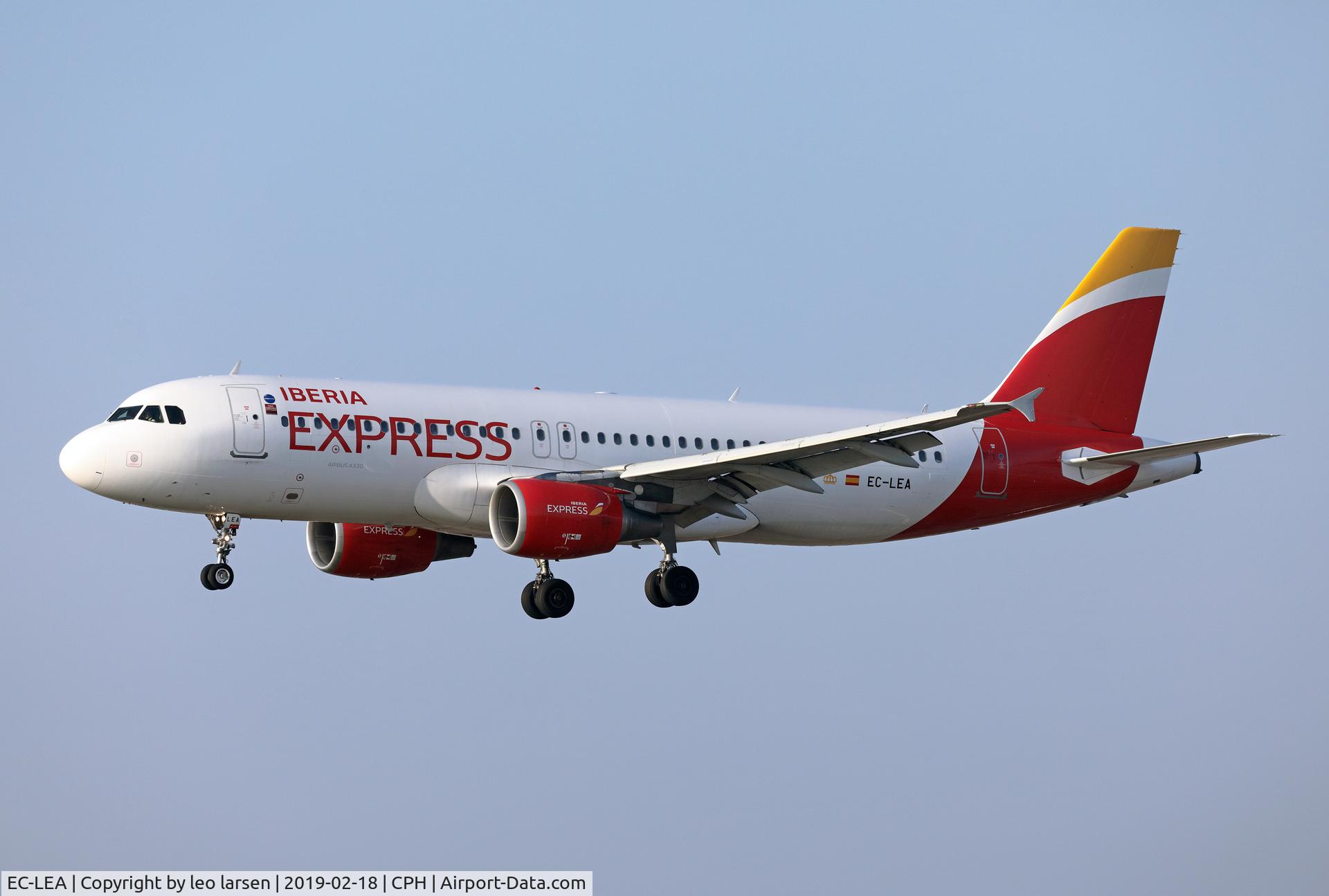 EC-LEA, 1999 Airbus A320-214 C/N 1099, Copenhagen 18.2.2019
