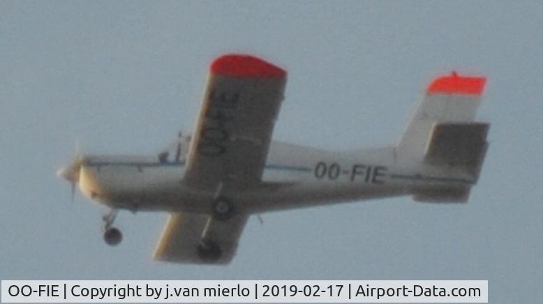 OO-FIE, Socata MS-893A Rallye Commodore 180 C/N 10732, Flying over Ghent, Belgium
