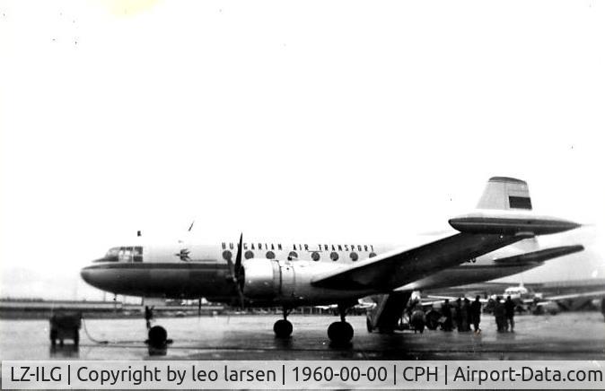 LZ-ILG, 1960 Avia Super Avia-14 C/N 014102, Copenhagen in 1960 .