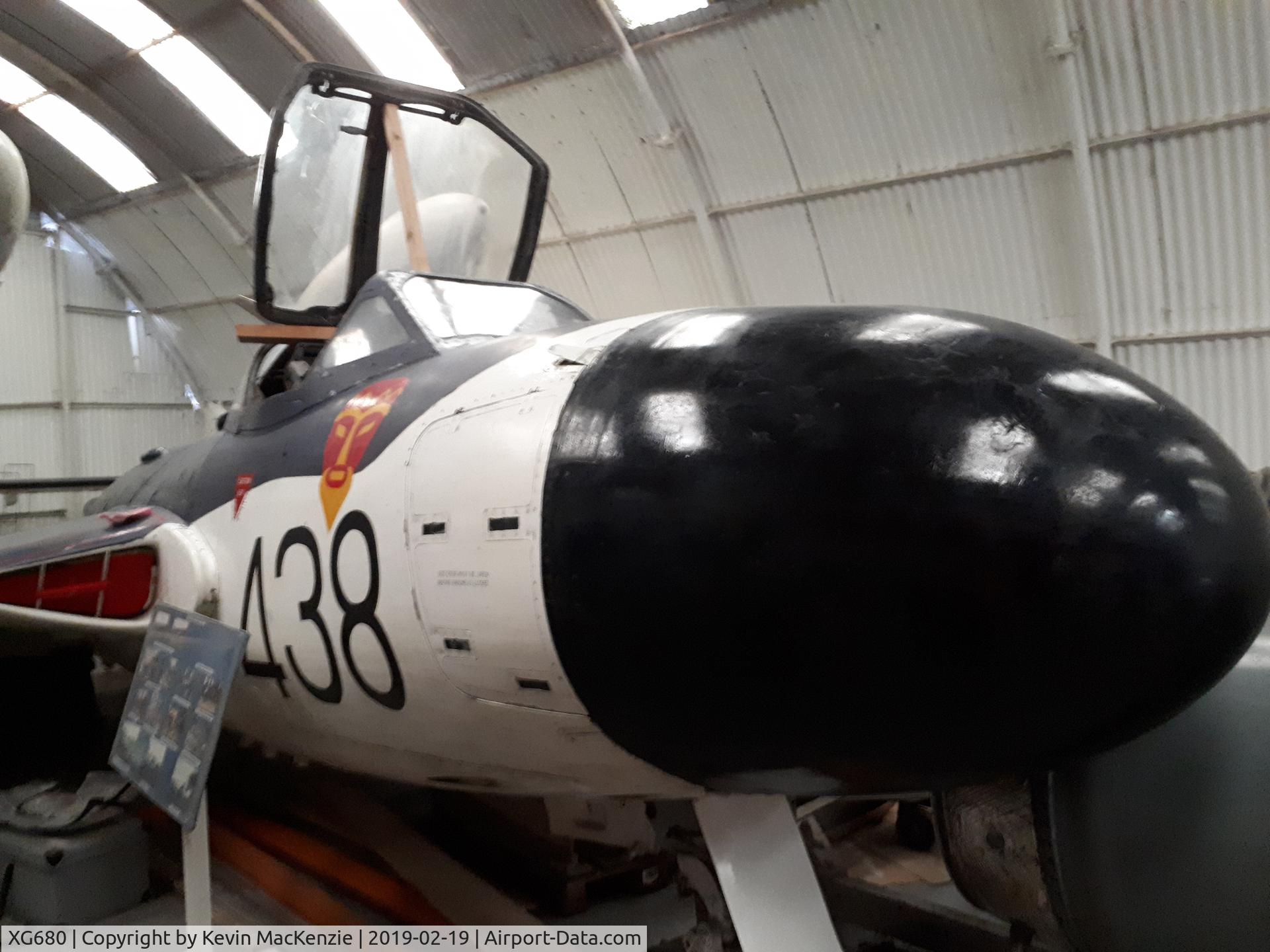 XG680, De Havilland DH-112 Sea Venom FAW.22 C/N 121043, Started to clean it up today. She was very dirty .