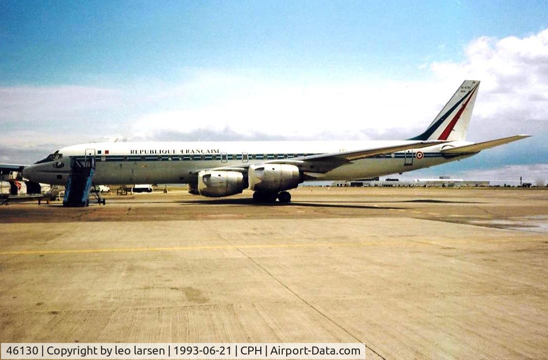 46130, 1969 Douglas DC-8-72CF C/N 46130, Copenhagen 21.6.1993