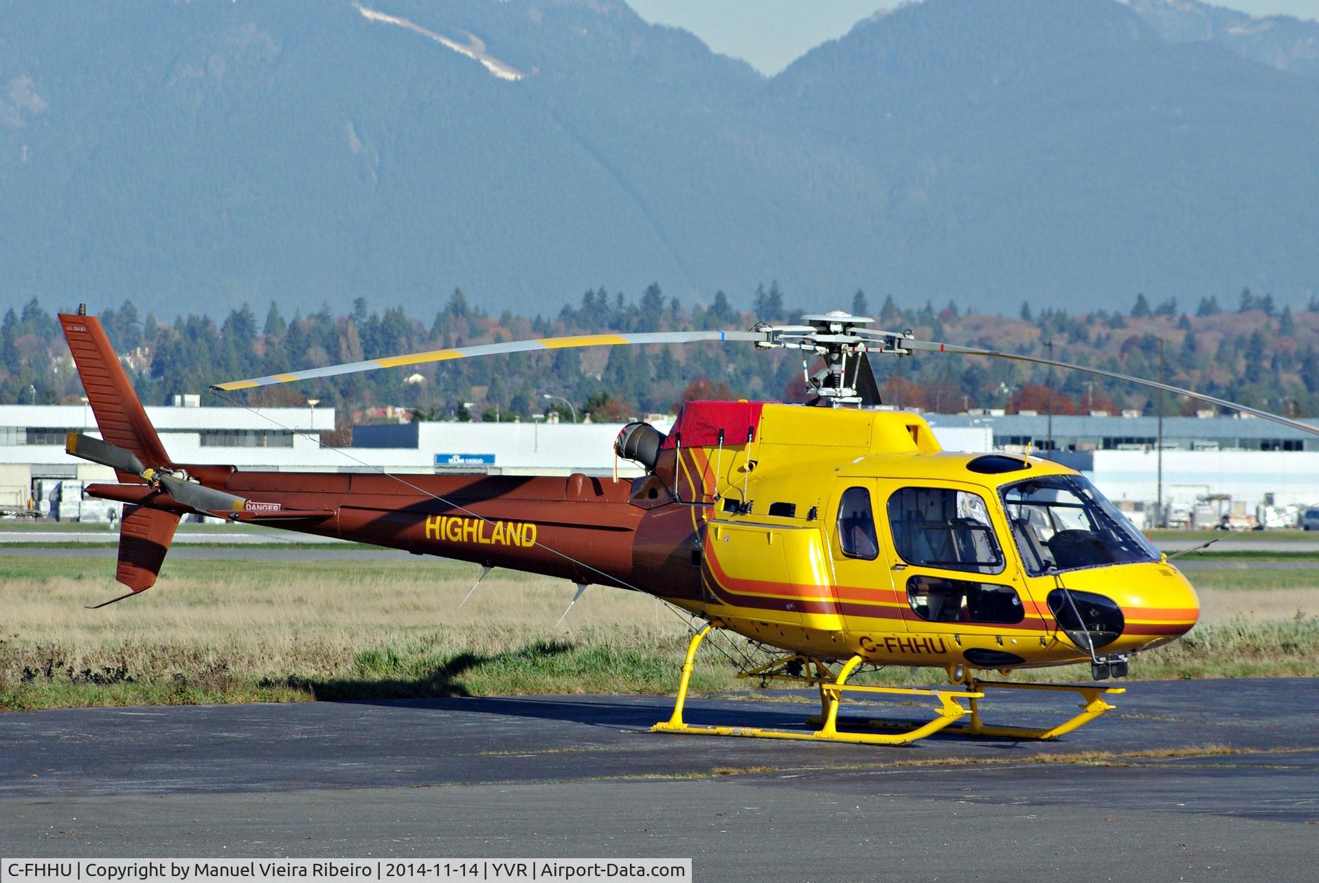 C-FHHU, 1994 Aérospatiale AS-350B-2 Ecureuil C/N 2790, YVR South Terminal