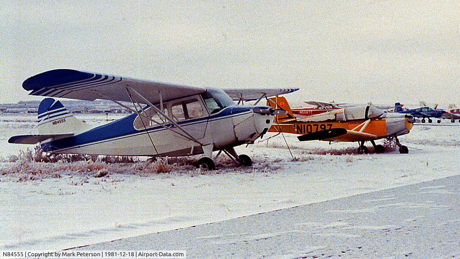 N84555, 1946 Aeronca 7AC Champion C/N 7AC-3264, At Williston ND