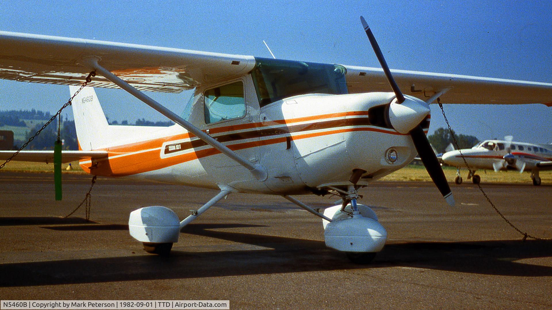N5460B, 1979 Cessna 152 C/N 15283875, Troutdale Airrport
