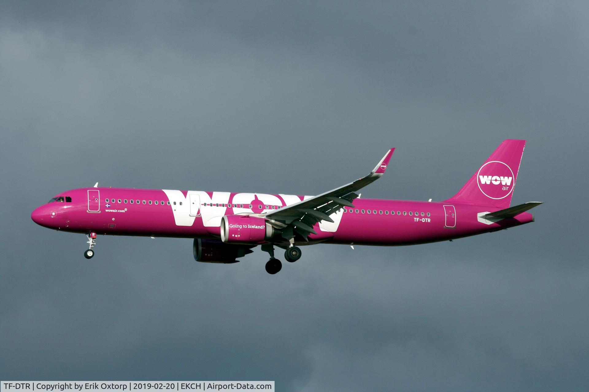 TF-DTR, 2018 Airbus A321-253N C/N 8085, TF-DTR landing rw 22L