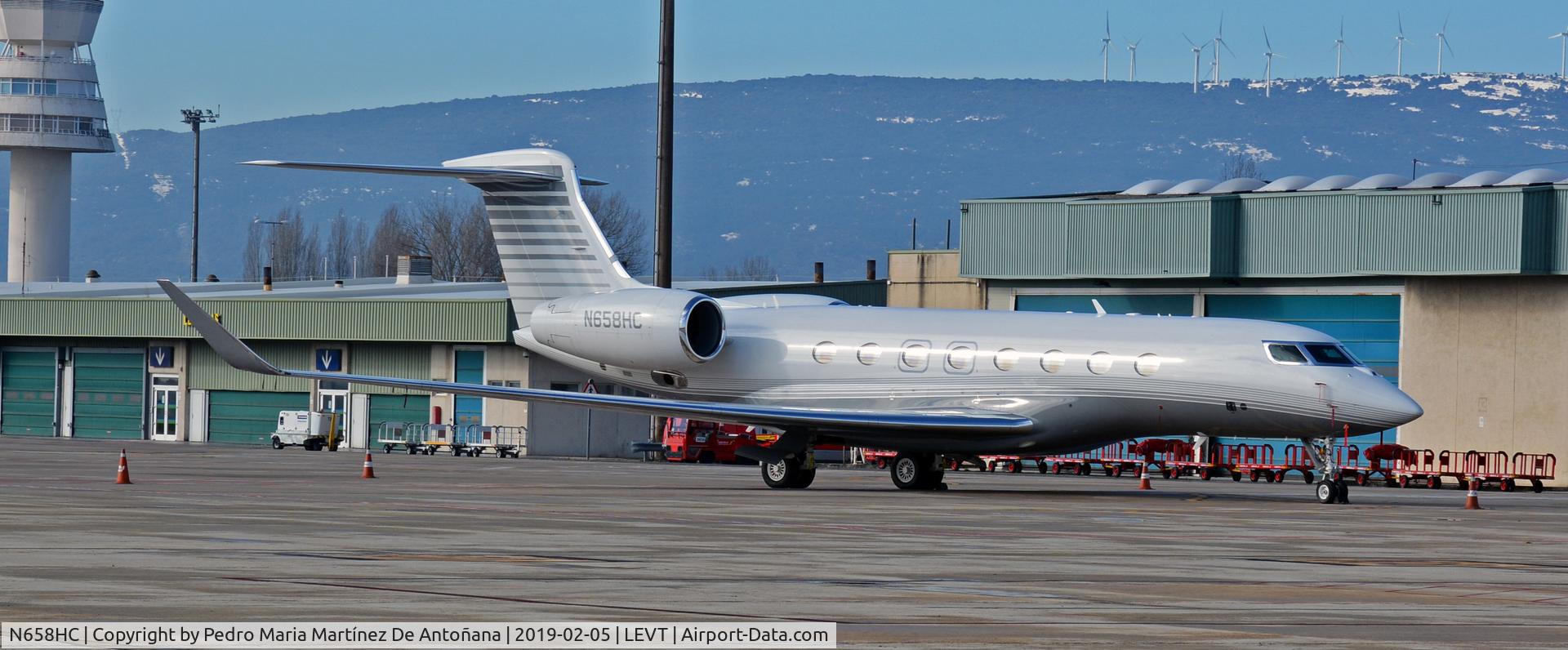 N658HC, 2012 Gulfstream Aerospace G650 (G-VI) C/N 6022, Foronda - Vitoria-Gasteiz - Euskadi - España