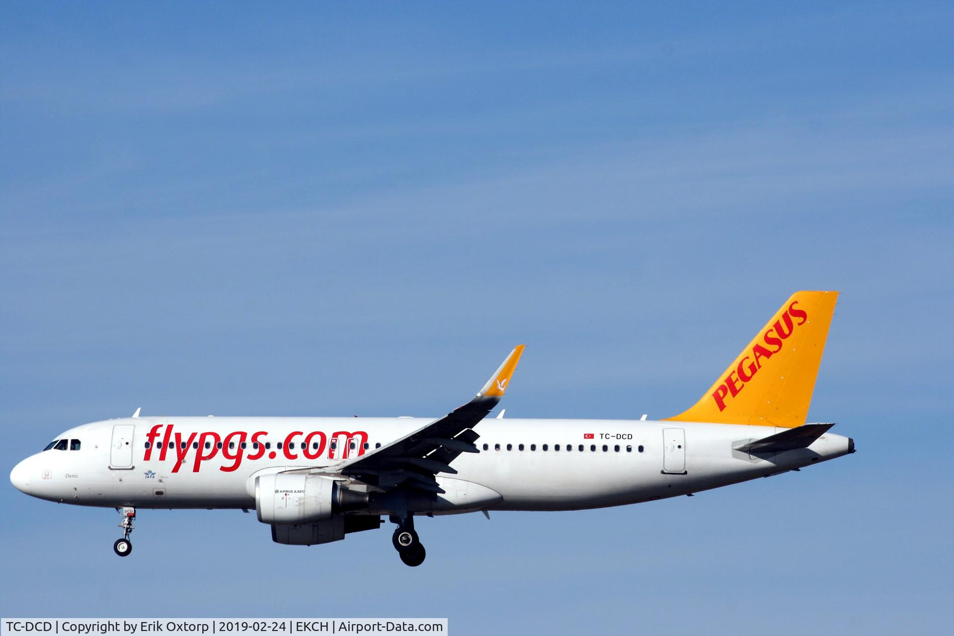 TC-DCD, 2014 Airbus A320-214 C/N 5994, TC-DCD landing rw 22L