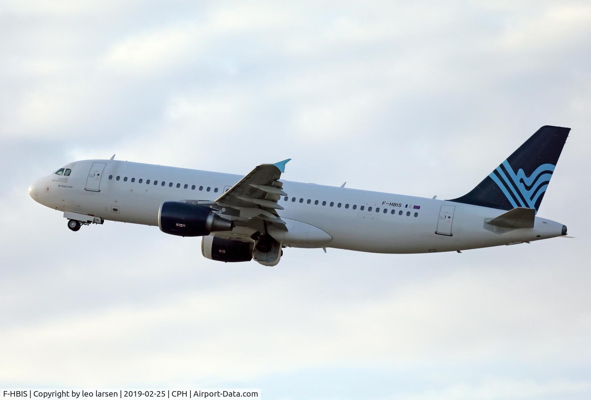 F-HBIS, 2007 Airbus A320-214 C/N 3136, Copenhagen 25.2.2019
