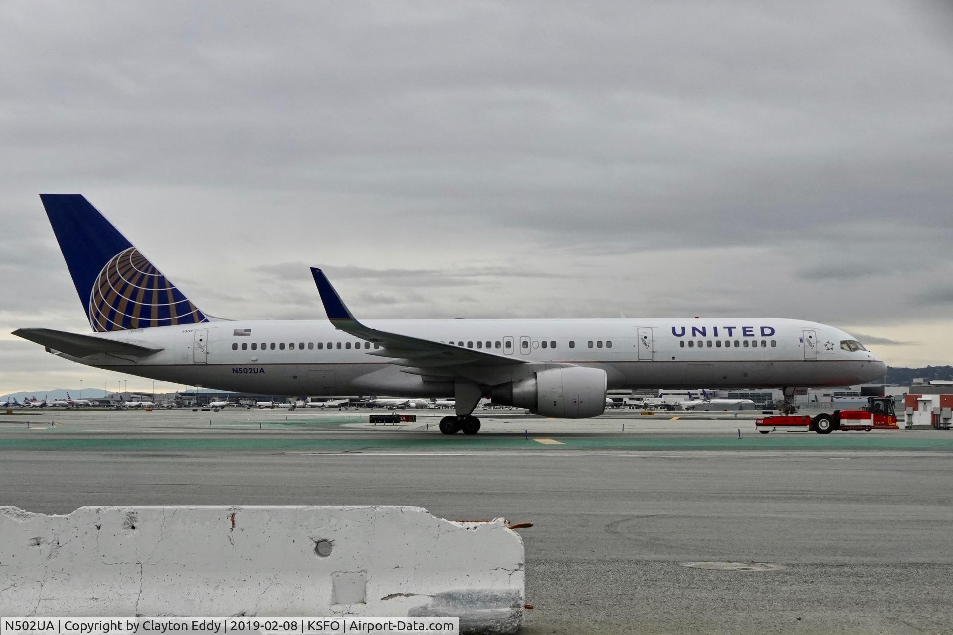 N502UA, 1989 Boeing 757-222 C/N 24623, SFO 2019.