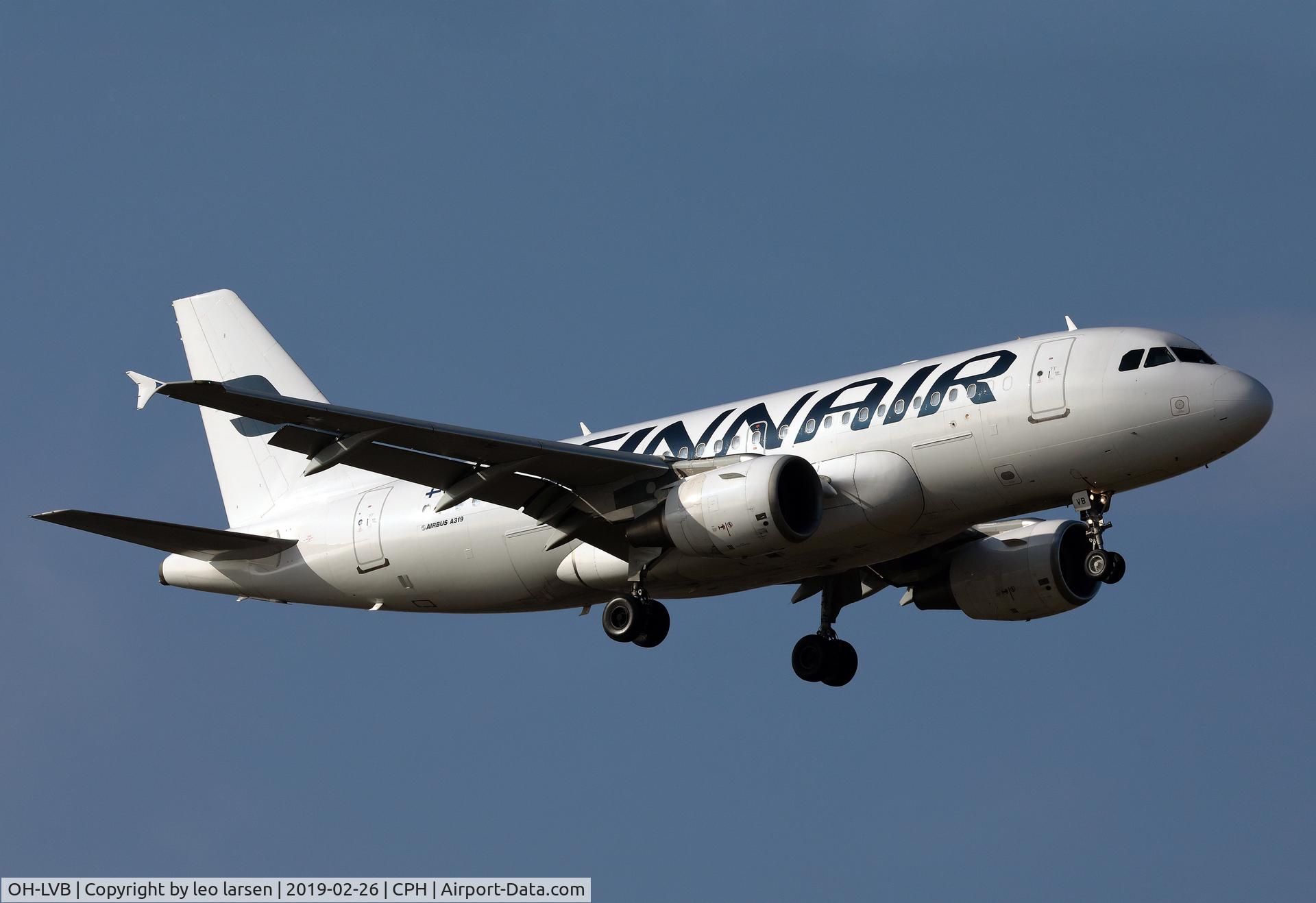 OH-LVB, 1999 Airbus A319-112 C/N 1107, Copenhagen 26.2.2019