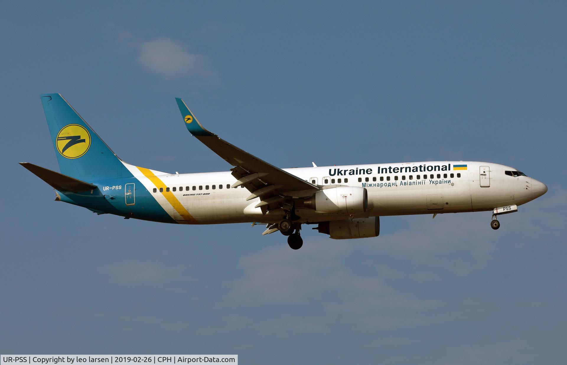 UR-PSS, 2009 Boeing 737-8AS C/N 35005, Copenhagen 26.2.2019