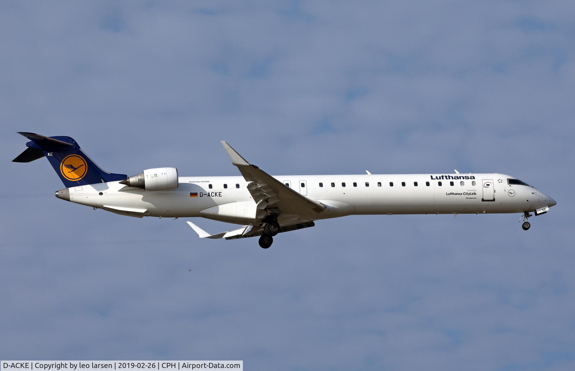 D-ACKE, 2006 Bombardier CRJ-900LR (CL-600-2D24) C/N 15081, Copenhagen 26.2.2019